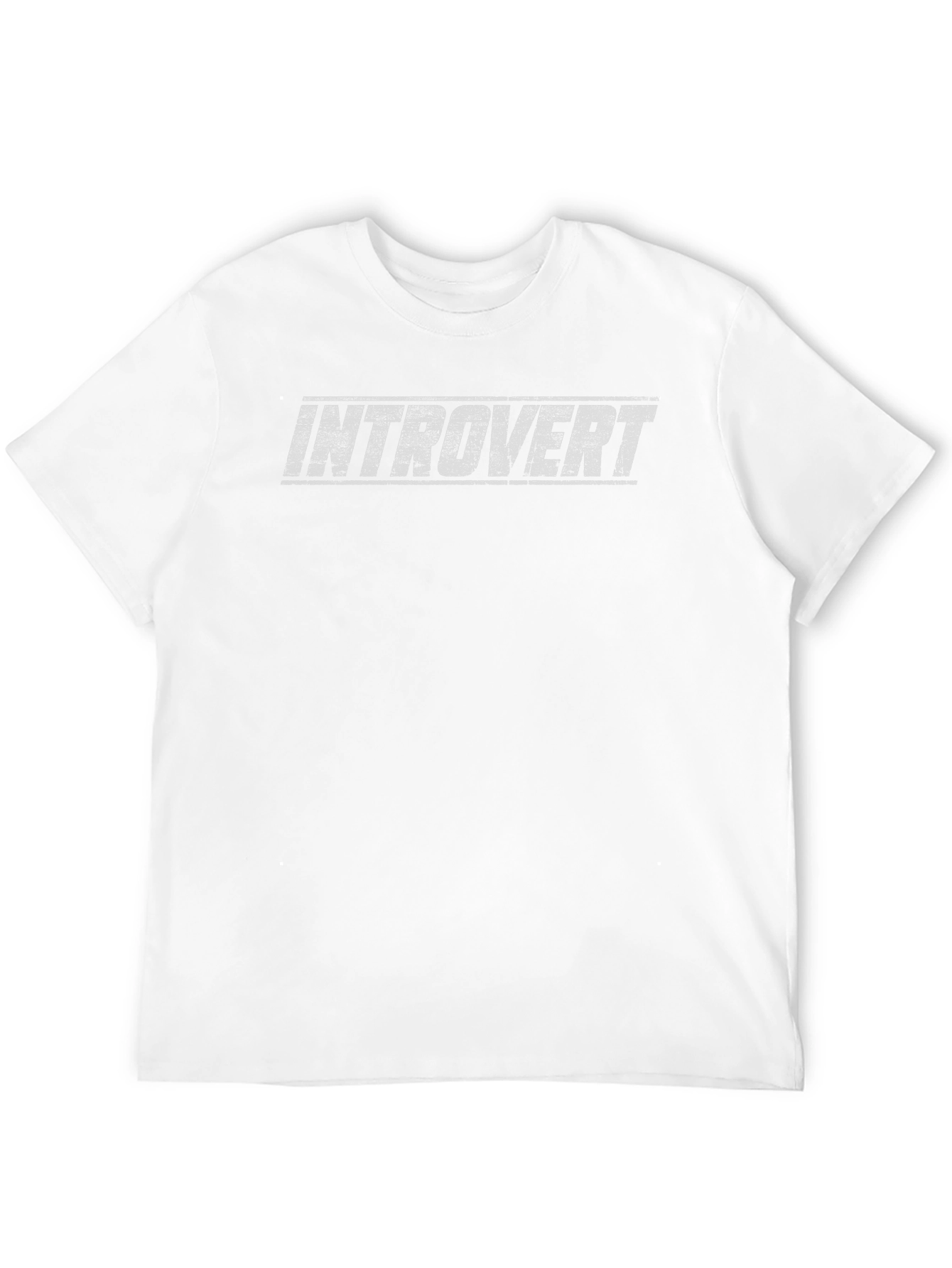 Black Introvert Graphic Tee - Soft Black T-Shirt view 12