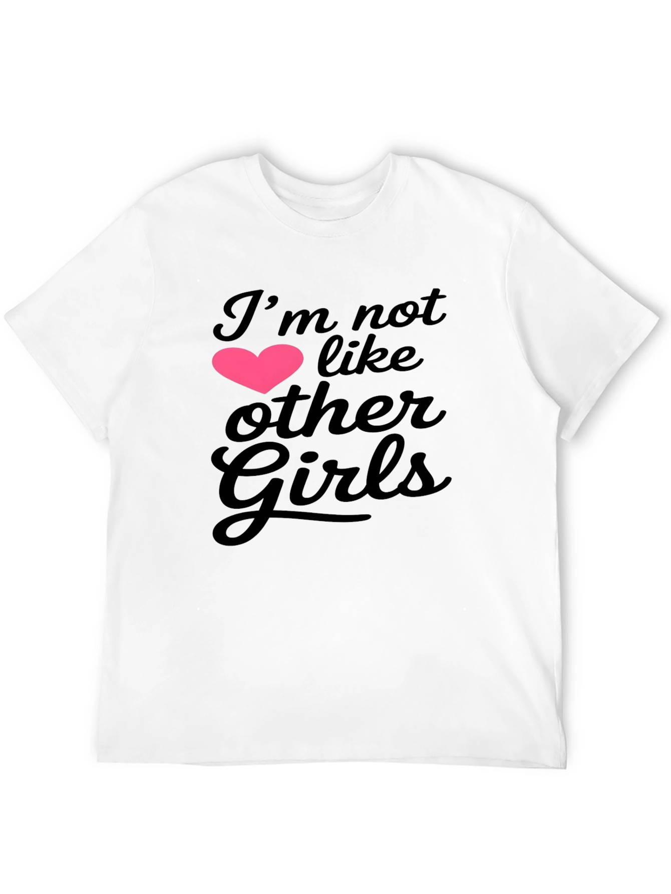 Black I'm Not Like Other Girls Graphic Tee view 12