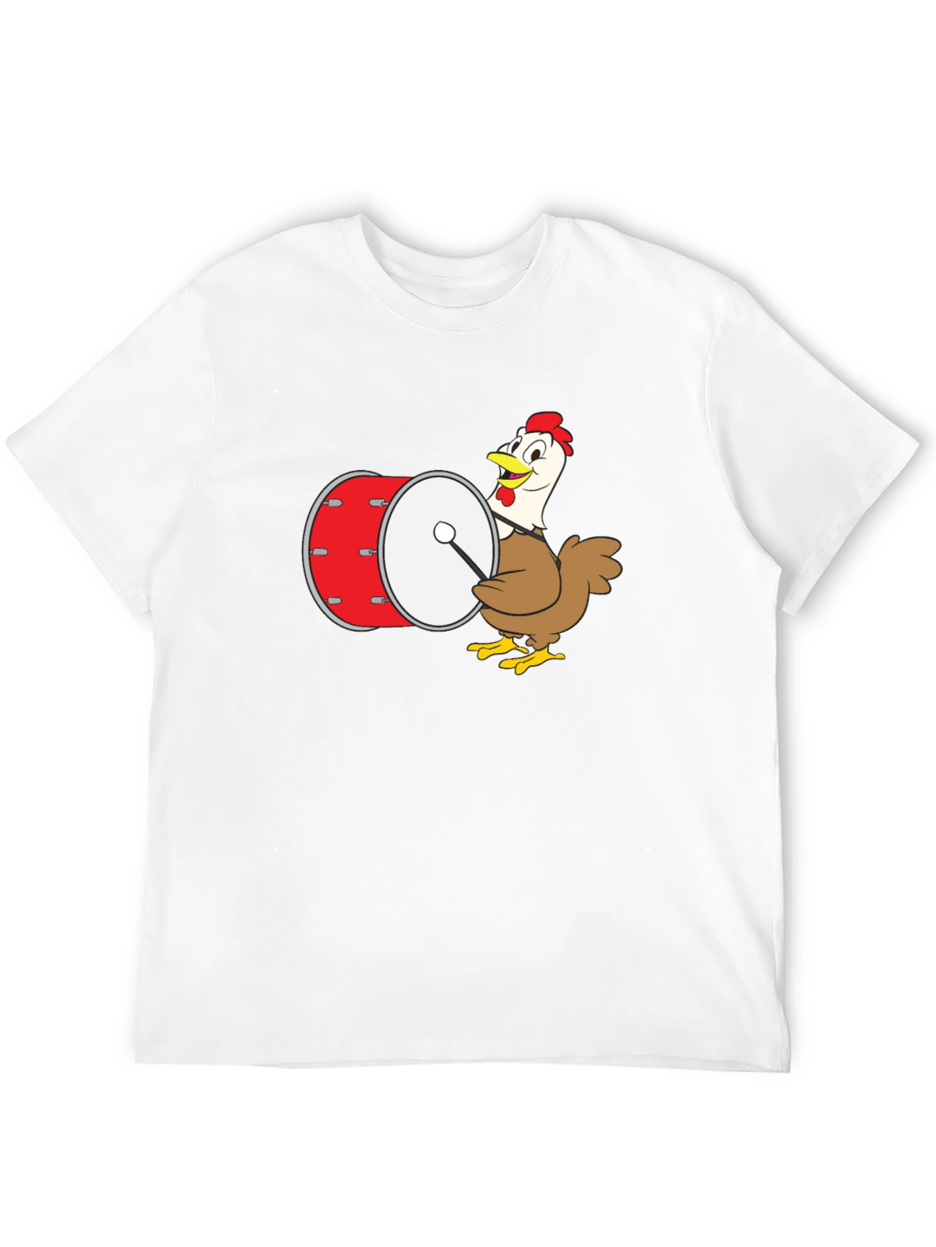 Black Chicken Drummer Graphic Tee view 12