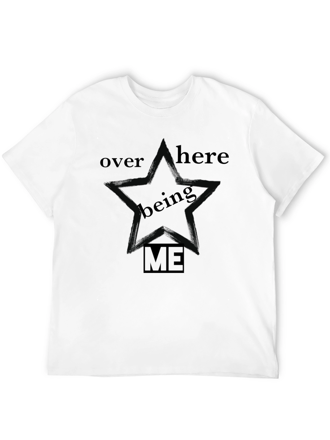 Black Being Me Star Graphic Black T-Shirt view 12