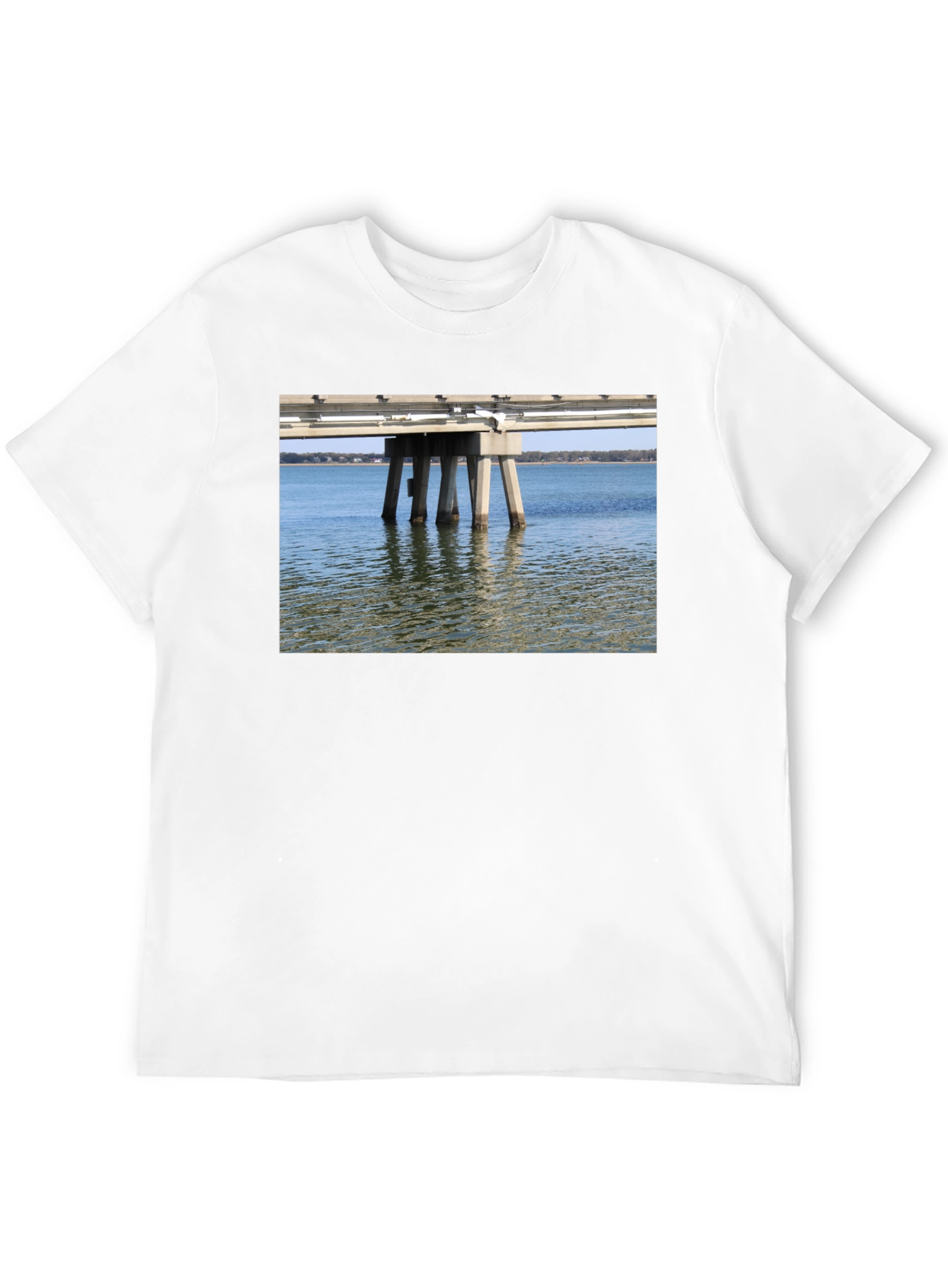 Black Pier View T-Shirt - Black, Casual Wear view 12