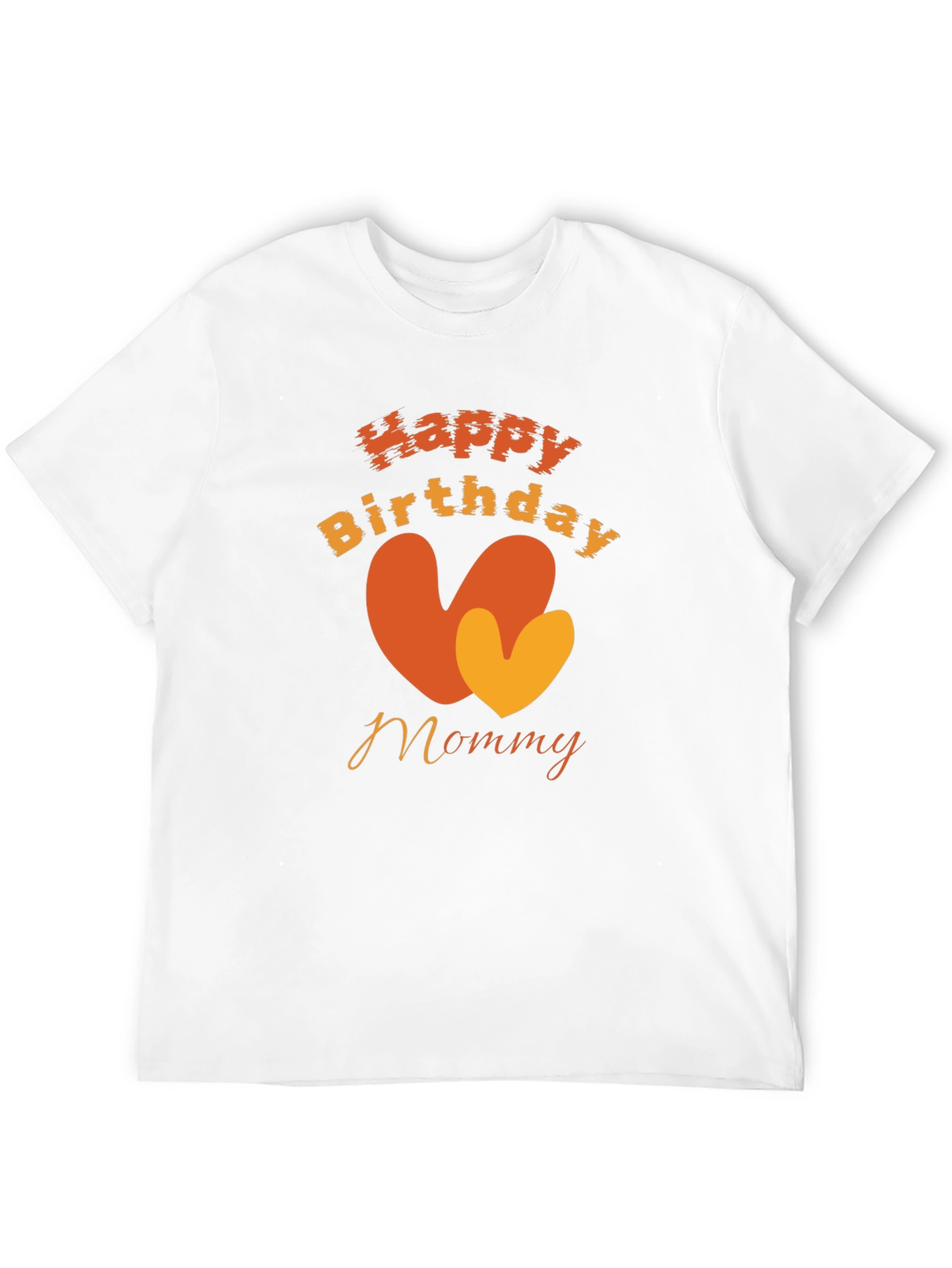 Black Happy Birthday Mommy Black T-Shirt view 12