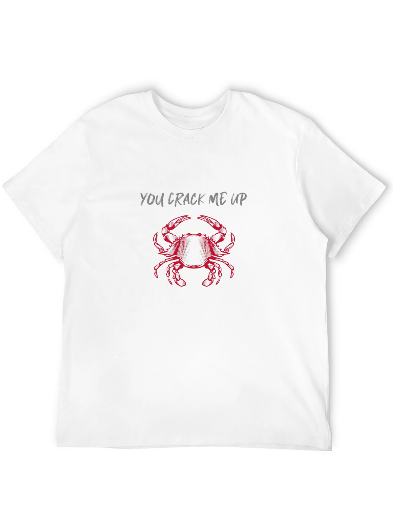 Black You Crack Me Up Crab Graphic T-Shirt view 12