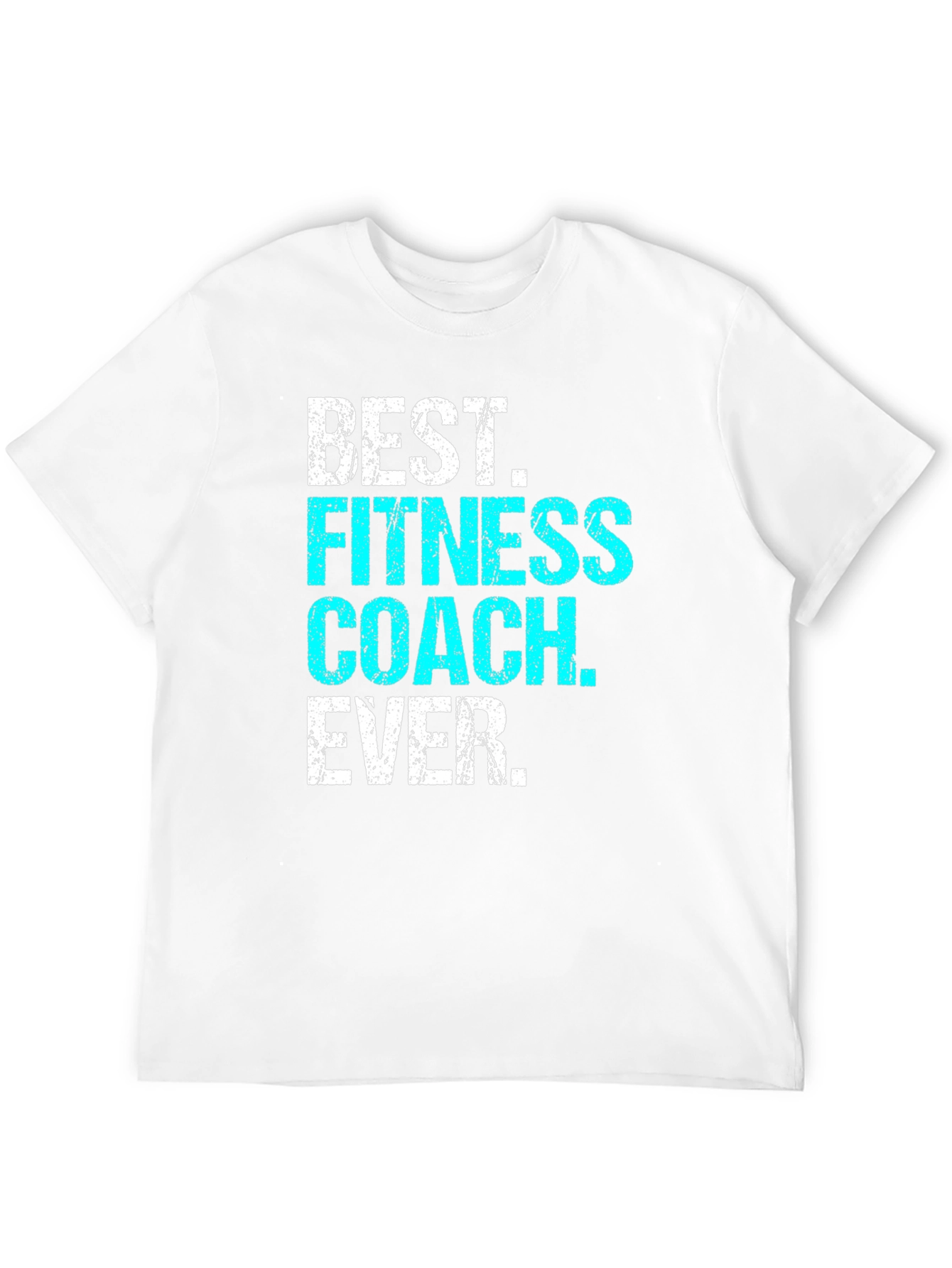 Black Best Fitness Coach Ever T-Shirt - Black view 12