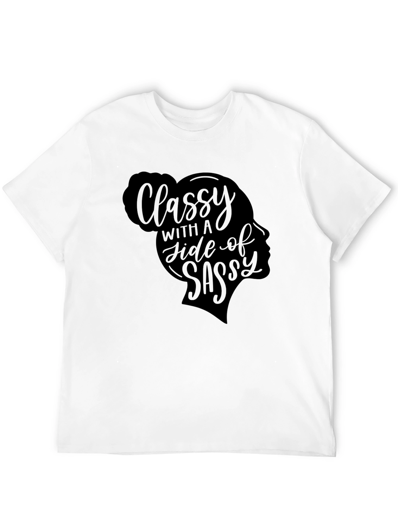 Black Classy With A Side Of Sassy Graphic Tee view 12