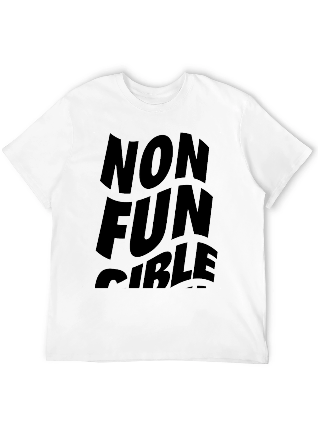 Black Non Fun Gible Black T-Shirt view 12