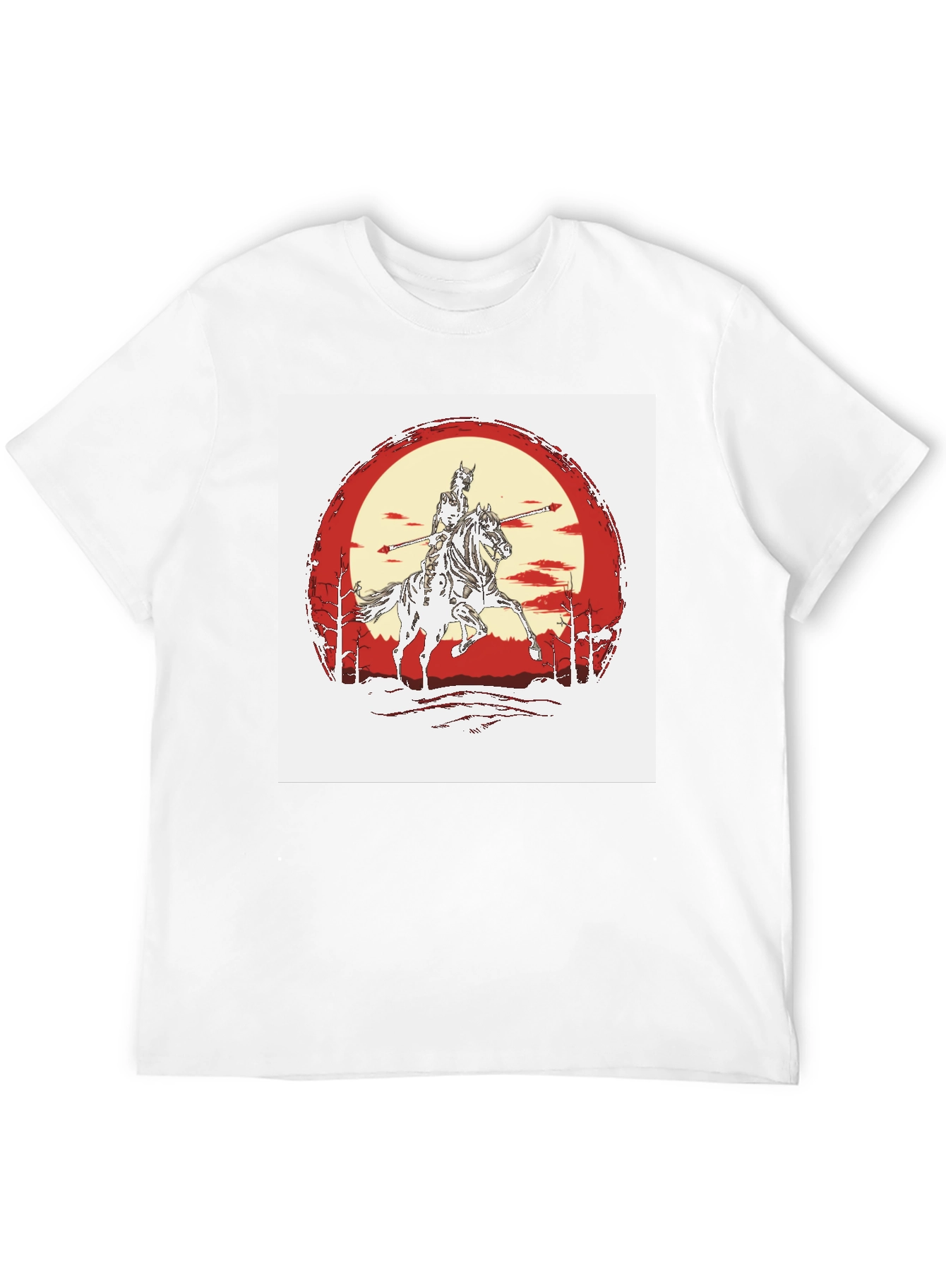 Knight Horseman Black T-Shirt - 12