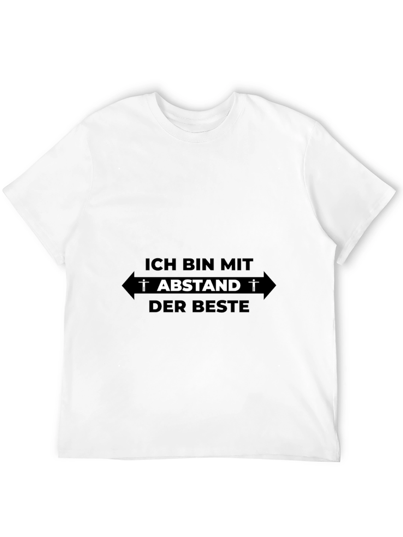 Black Ich Bin Mit Abstand Der Beste Black T-Shirt view 12