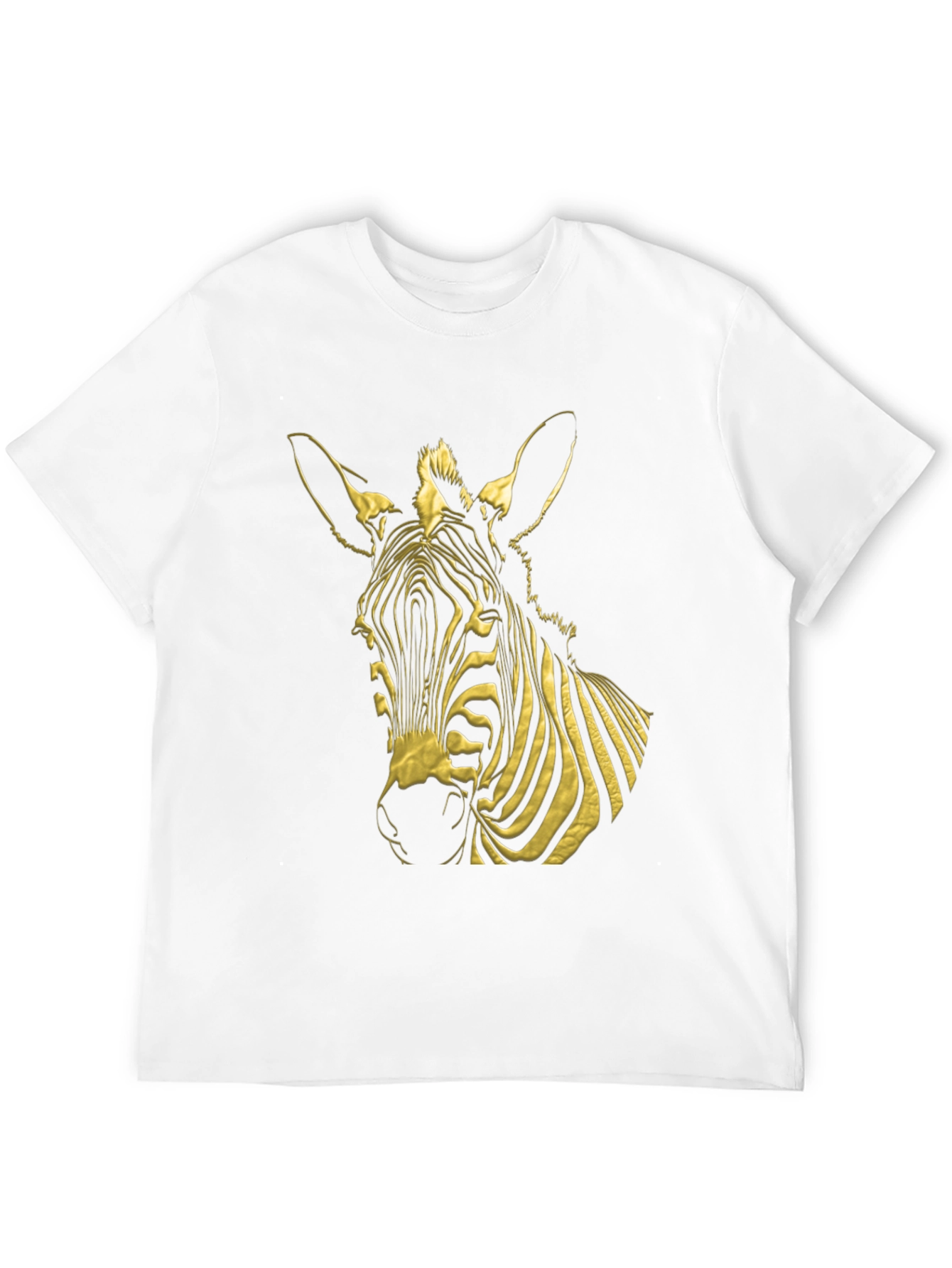 Black Zebra Graphic Tee - Bold Black T-Shirt view 12