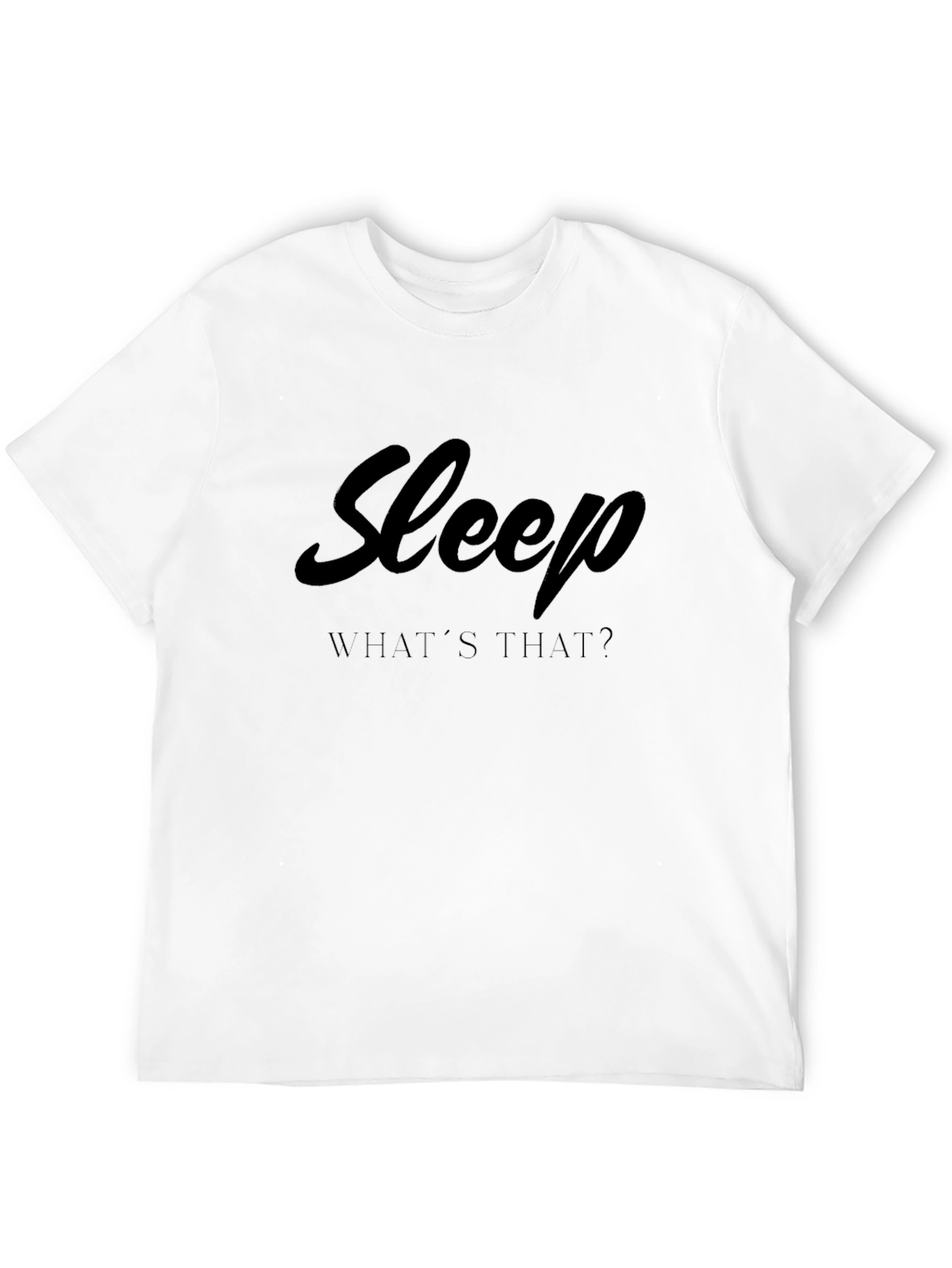 Black Sleep What's That? Black T-Shirt view 12