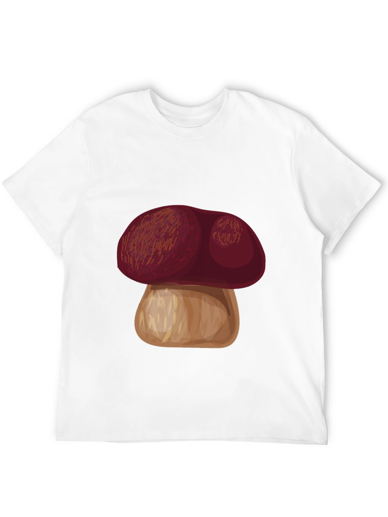 Black Mushroom Graphic Tee - Casual Black T-Shirt view 12