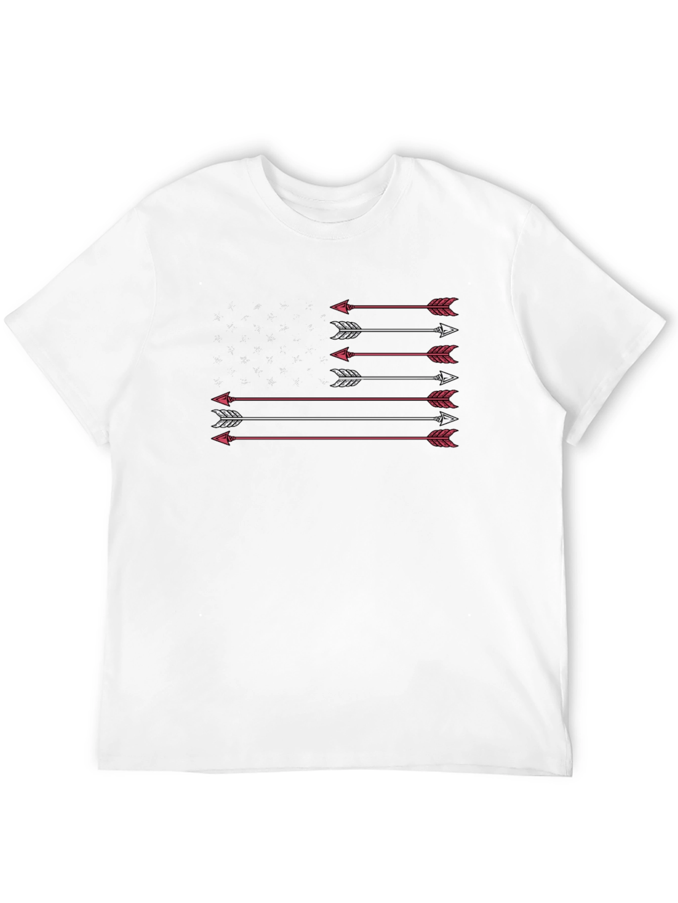 Black Arrow Flag Graphic Tee - Patriotic Design view 12
