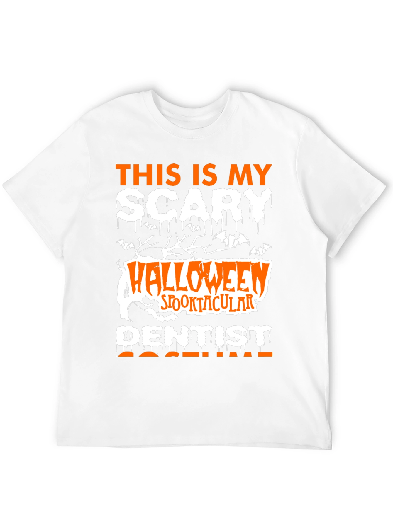 Black Scary Halloween Dentist T-Shirt - Spooktacular! view 12