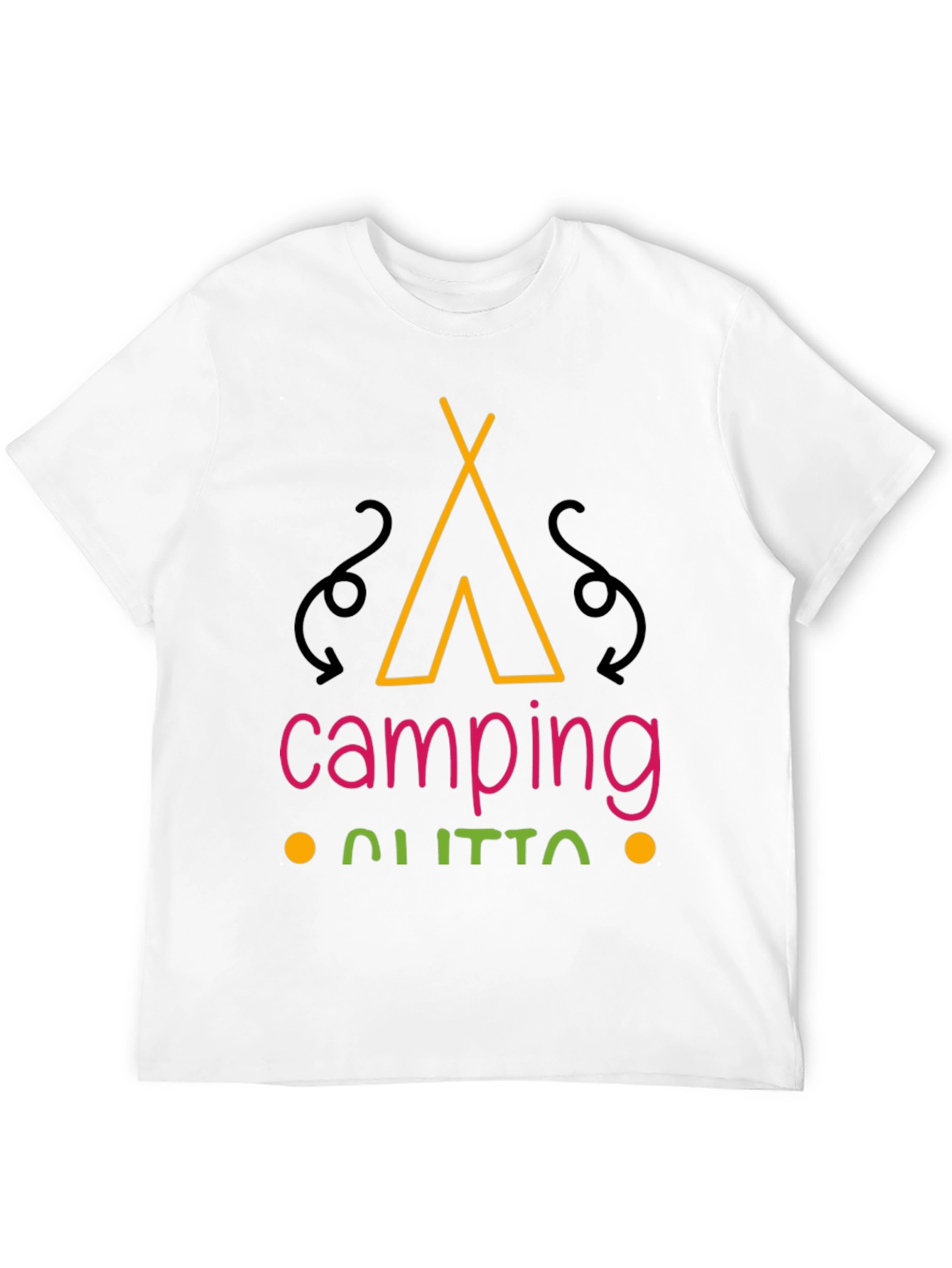 Black Camping Outfit T-Shirt - Nature Lover Tee view 12