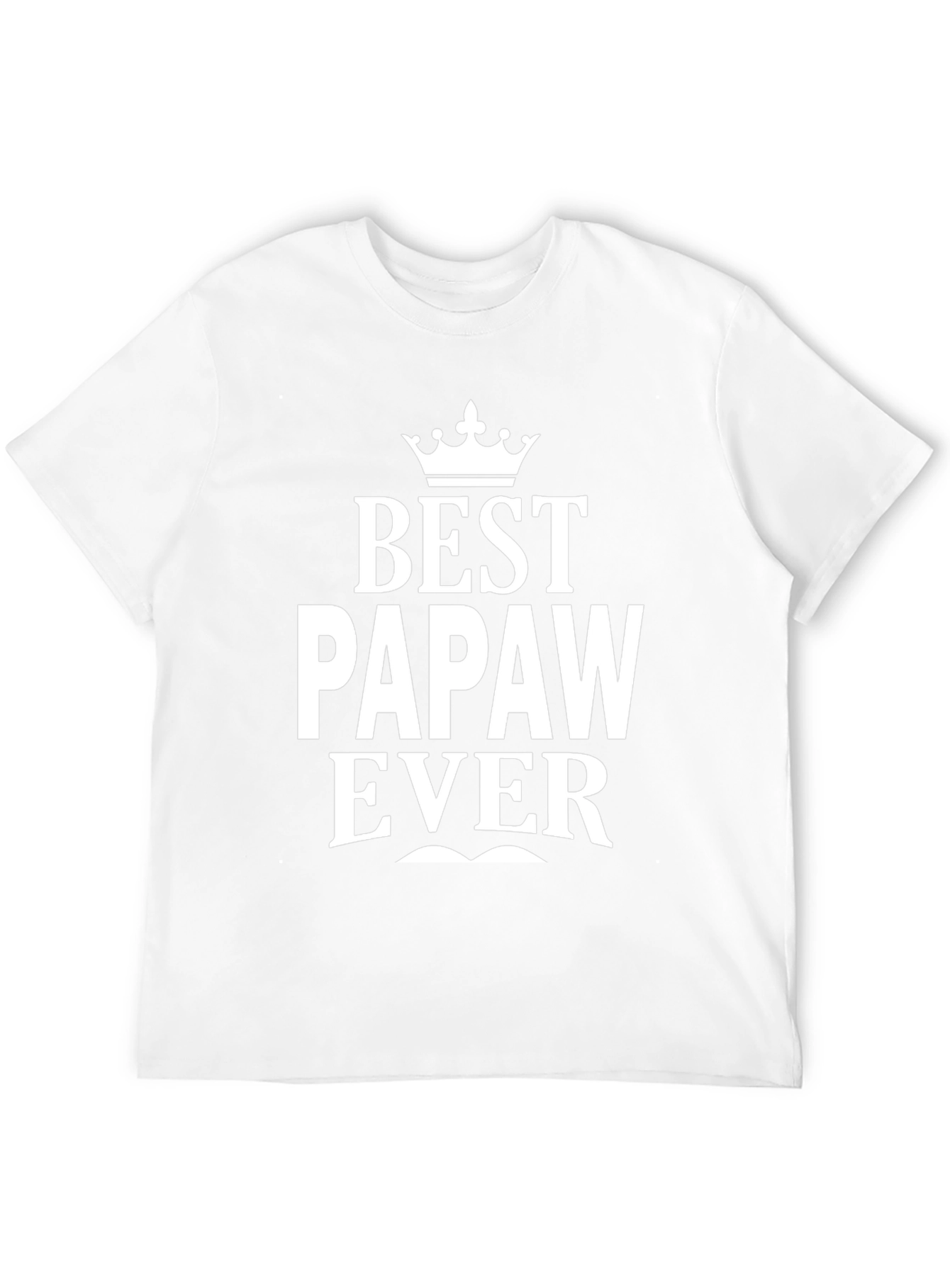 Black Best Papaw Ever Black Graphic T-Shirt view 12