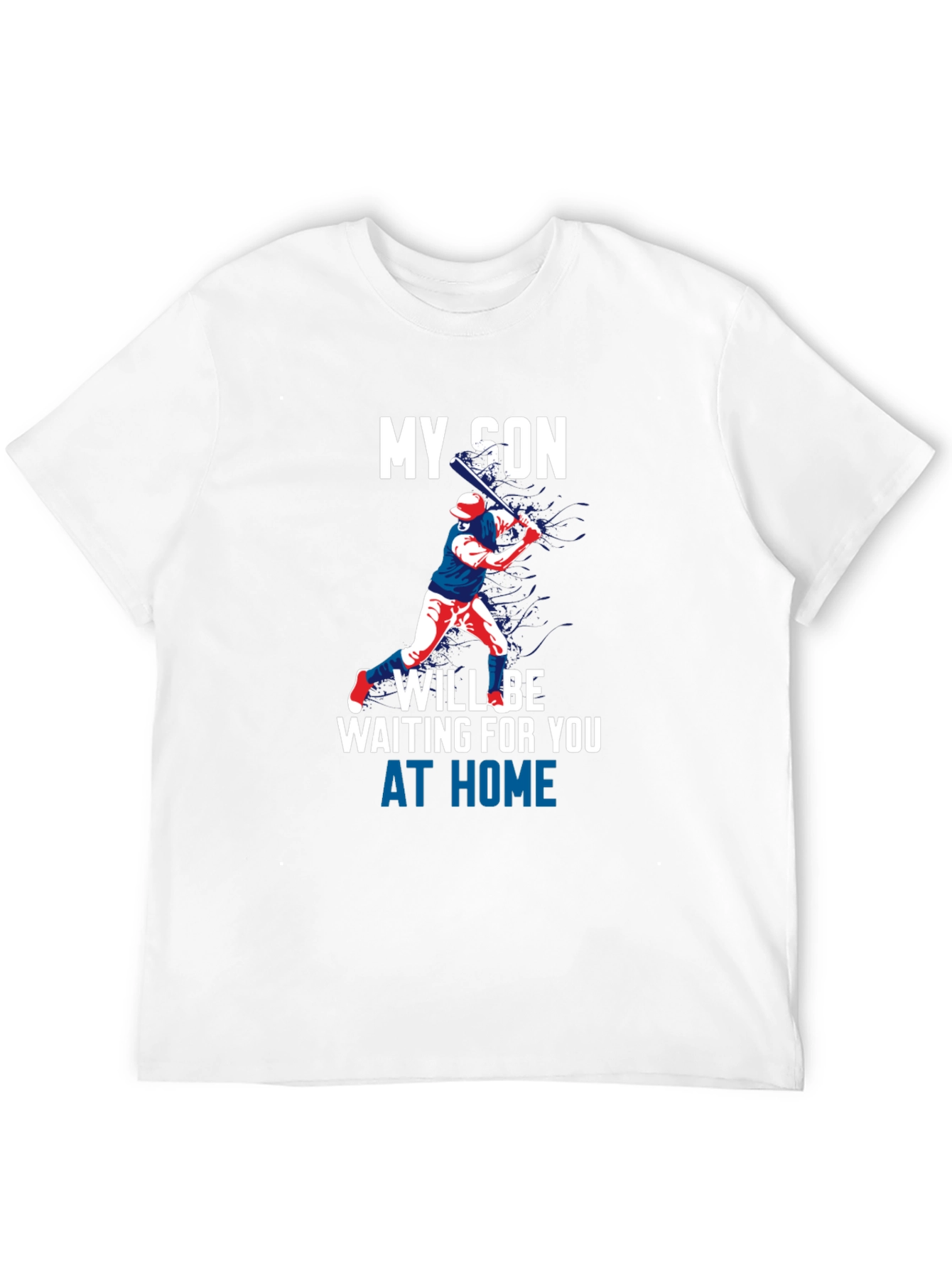 Black My Son Will Be Waiting at Home T-Shirt view 12