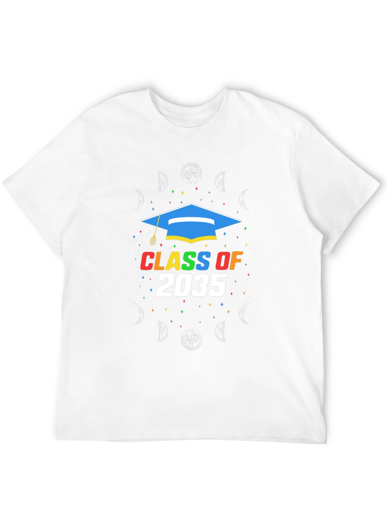 Black Class of 2035 Graduation T-Shirt view 12