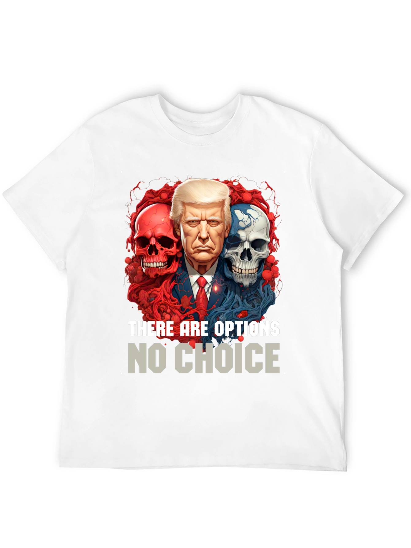 Black Political T-Shirt: Options No Choice view 12
