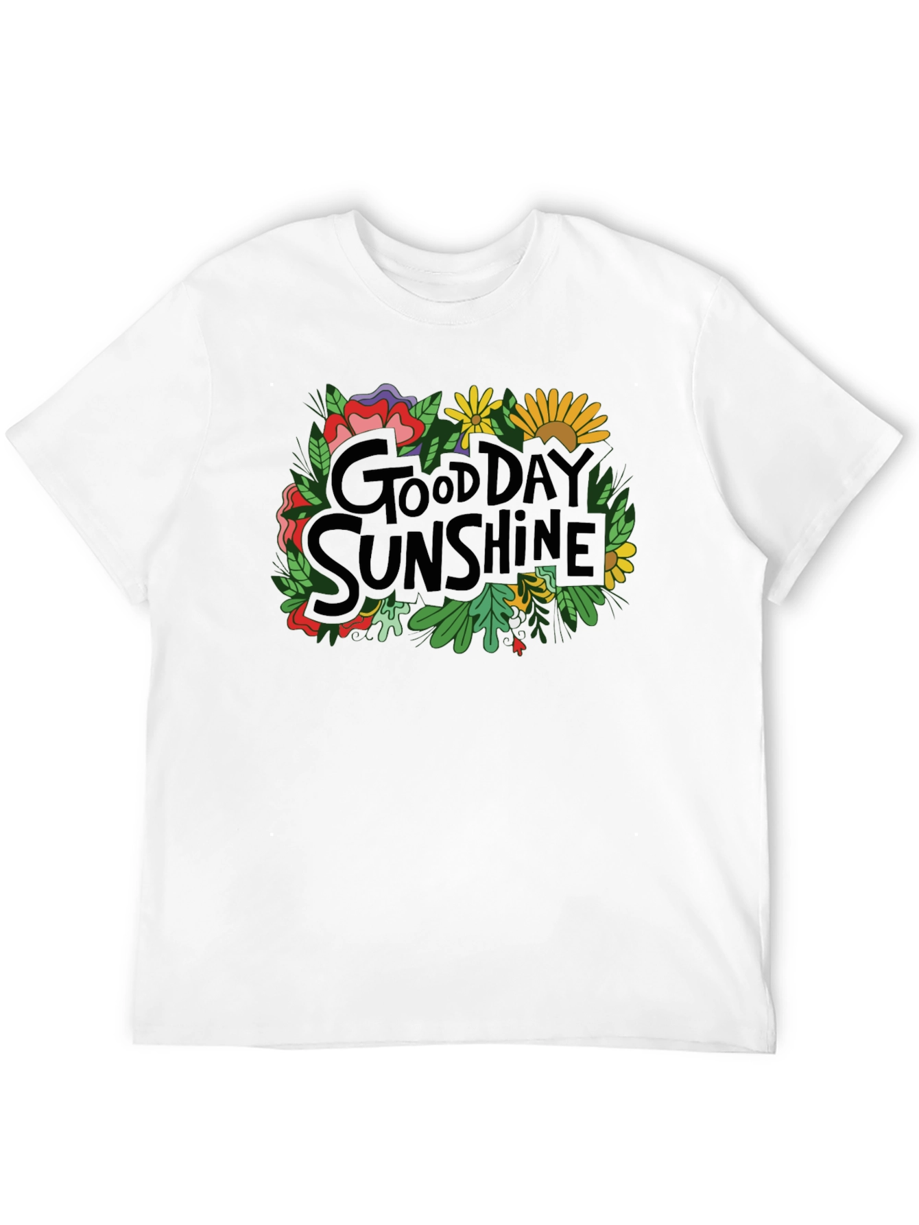 Black Good Day Sunshine Graphic Tee view 12