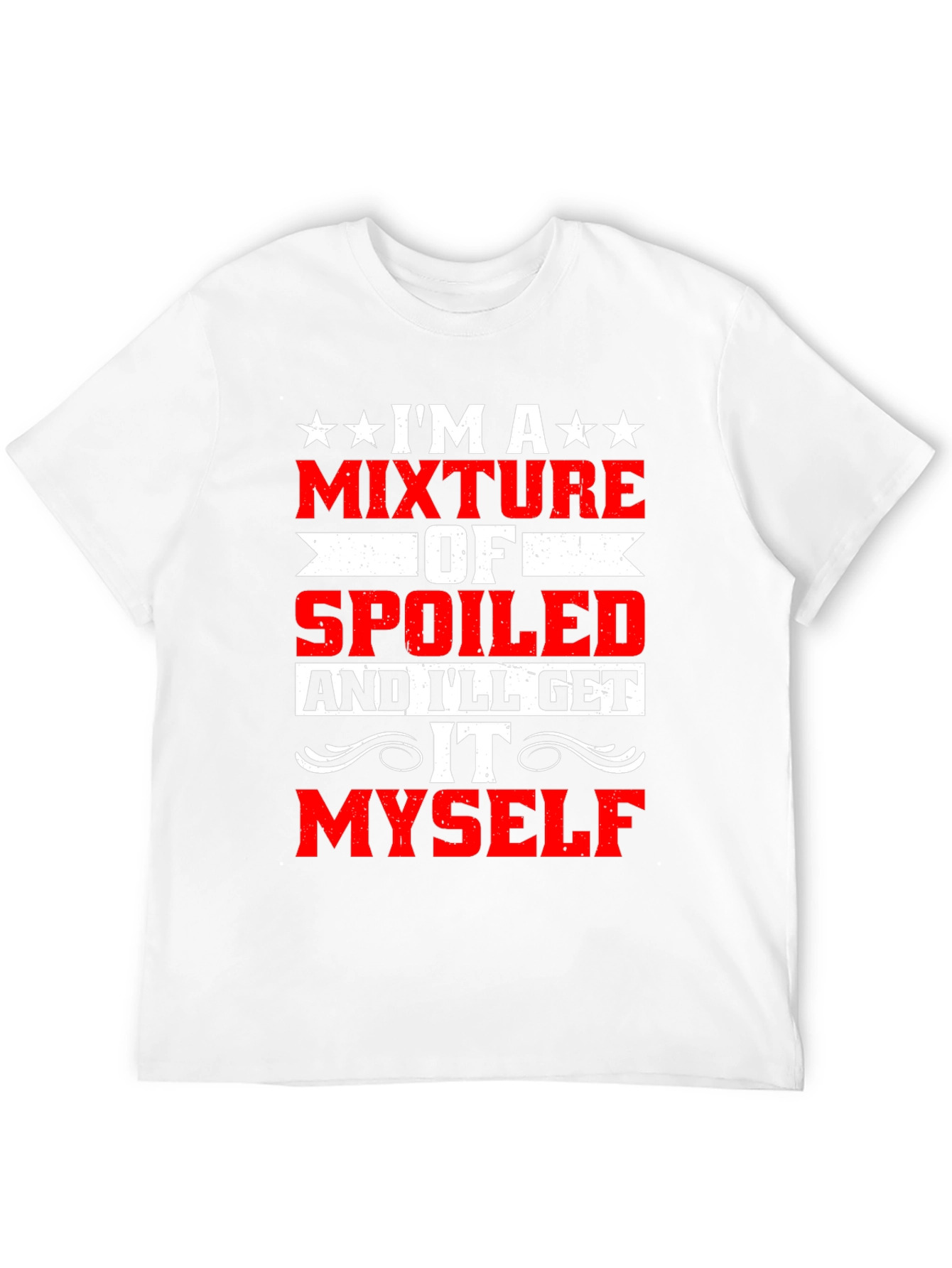 Black Funny Spoiled I'll Get It Myself T-Shirt view 12