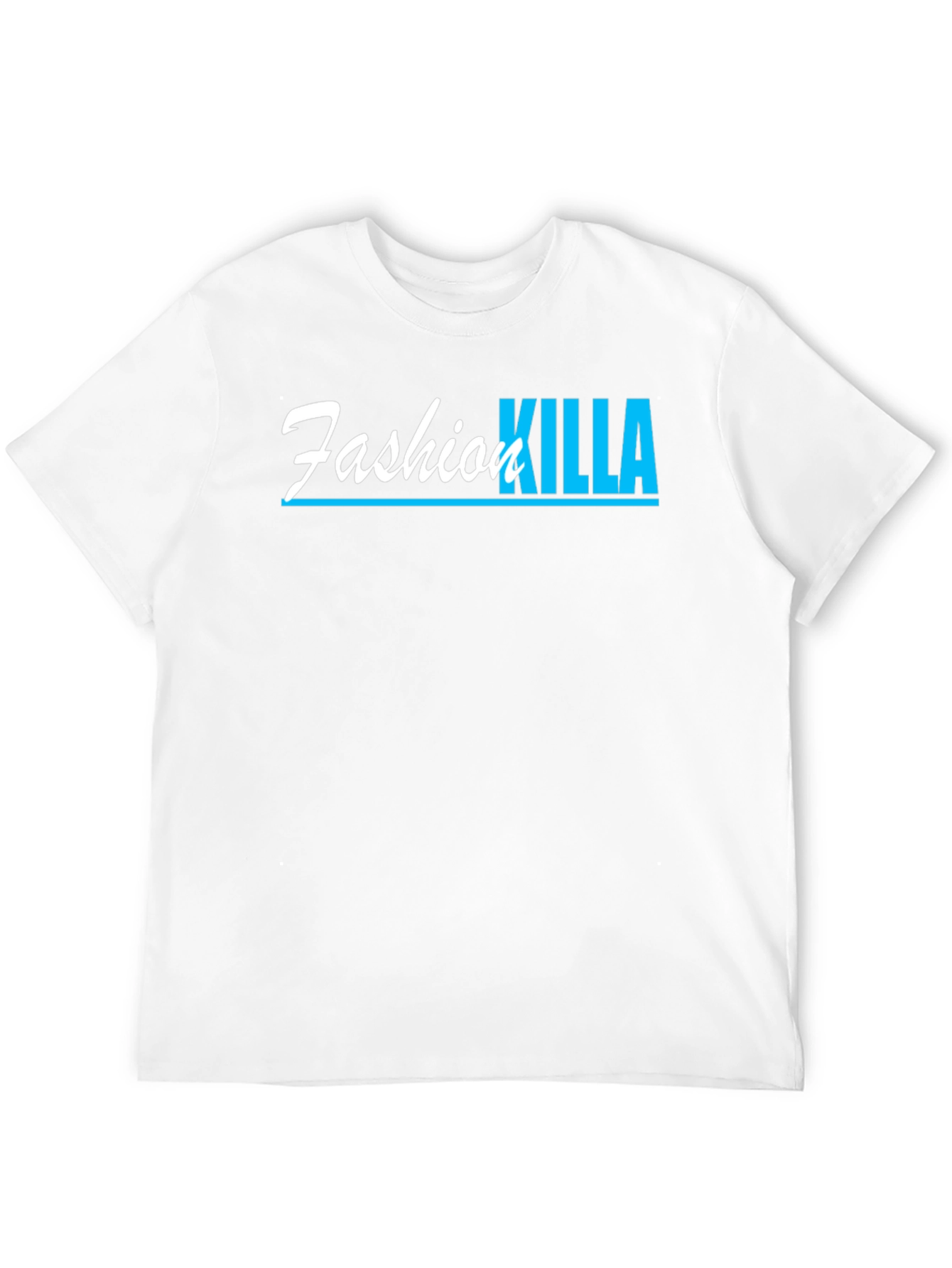 Black Fashion Killa Graphic Tee - Black Cotton T-Shirt view 12