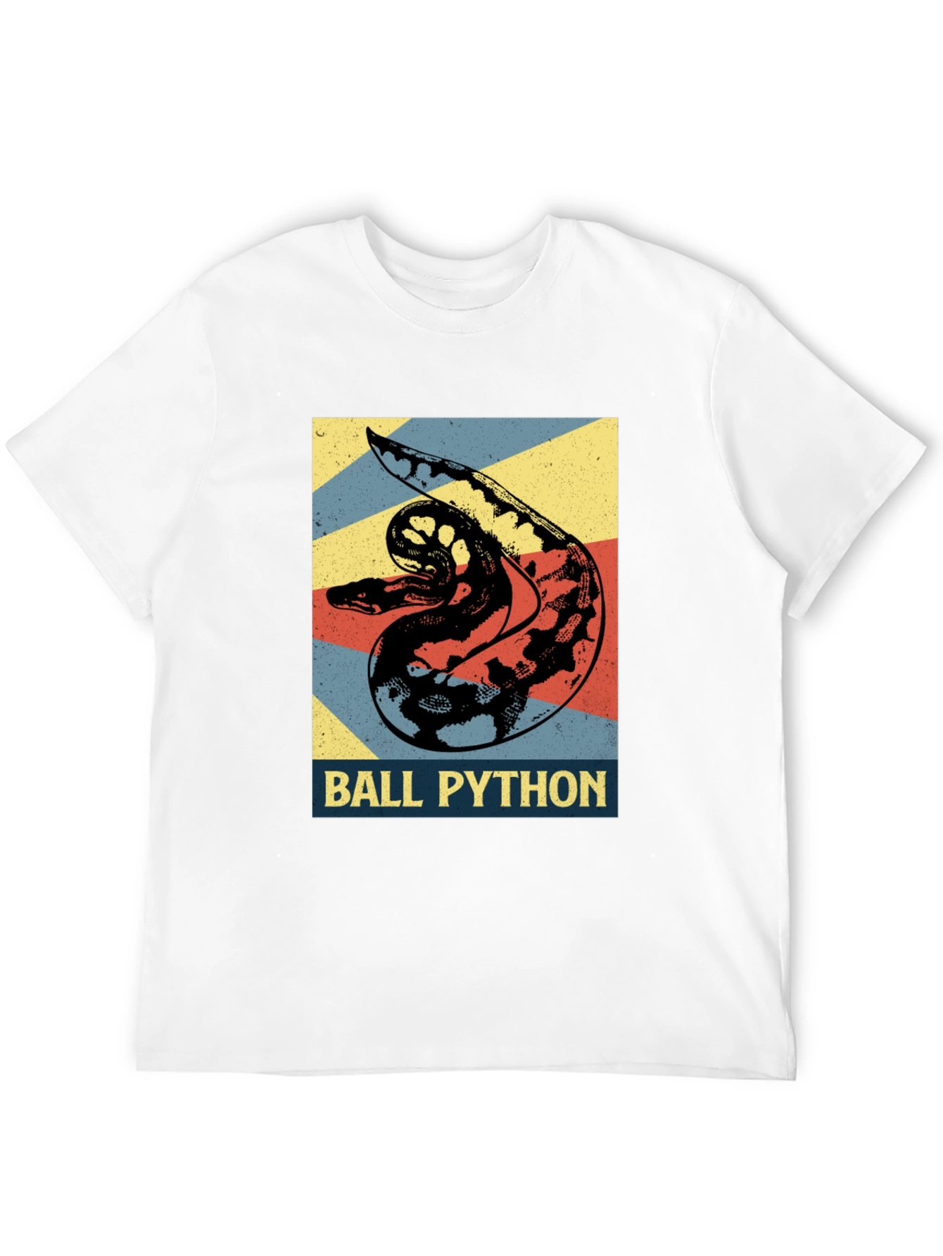 Black Ball Python Graphic T-Shirt - Reptile Lover Tee view 12