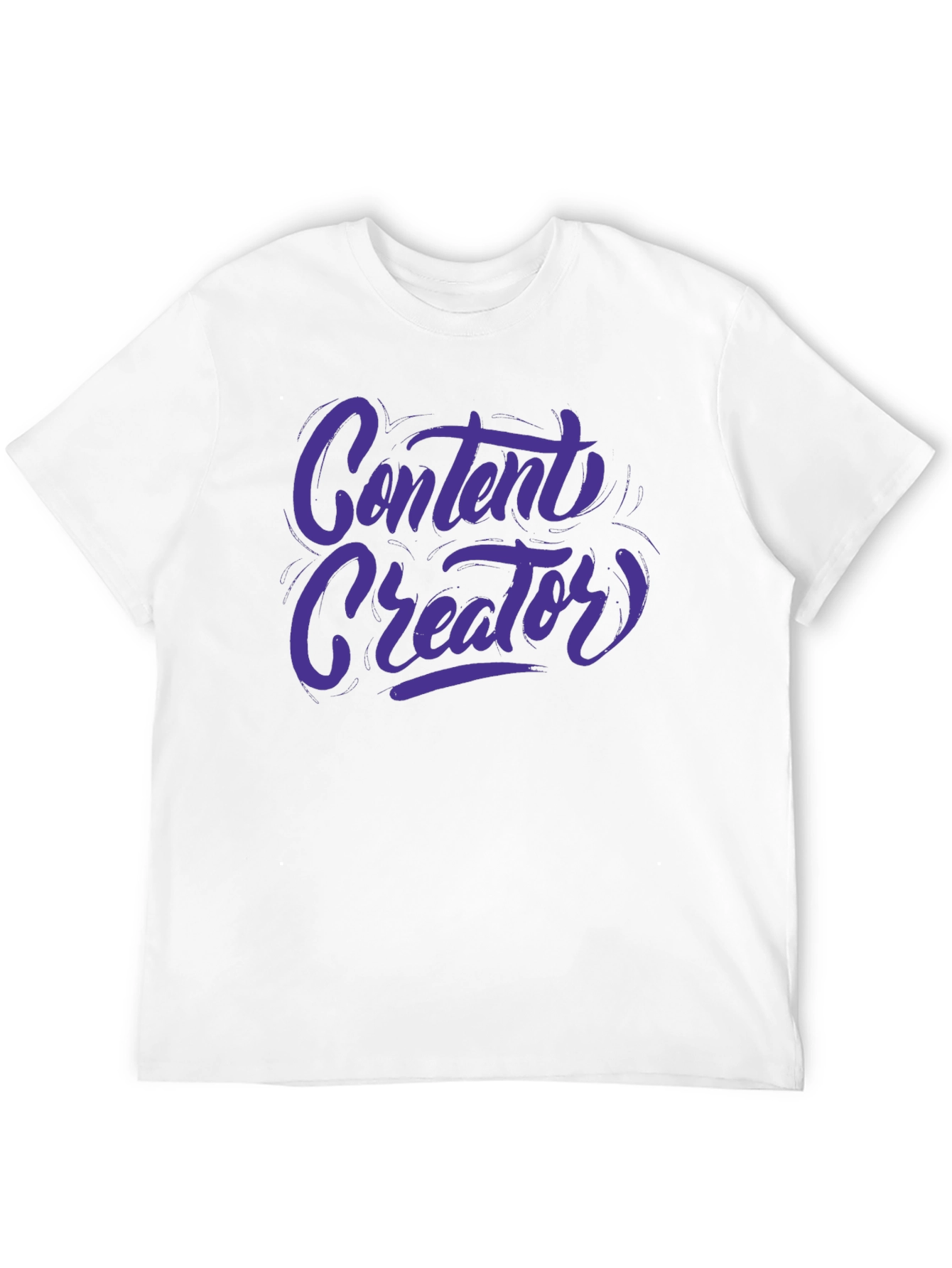 Black Content Creator Graphic Tee - Black view 12