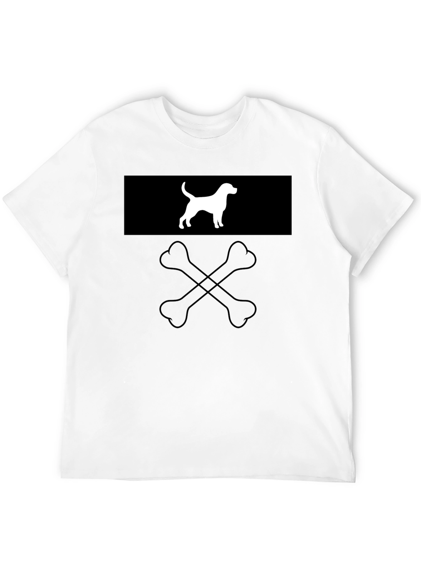 Black Dog & Bones Graphic Tee - Black Cotton Crewneck view 12