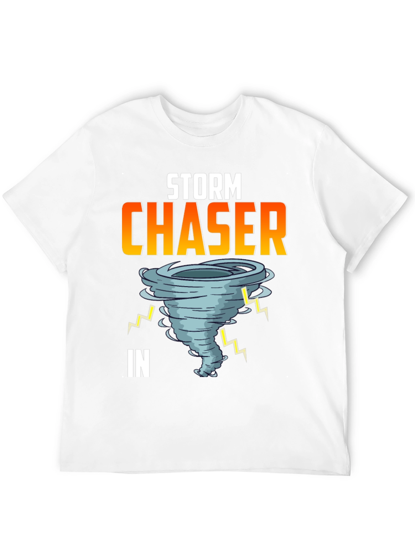 Black Storm Chaser Graphic Tee - Black Cotton T-Shirt view 12