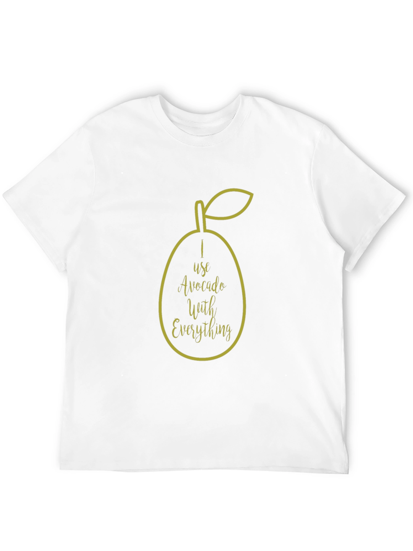 Black Avocado Lover T-Shirt - I Use Avocado With Everything! view 12