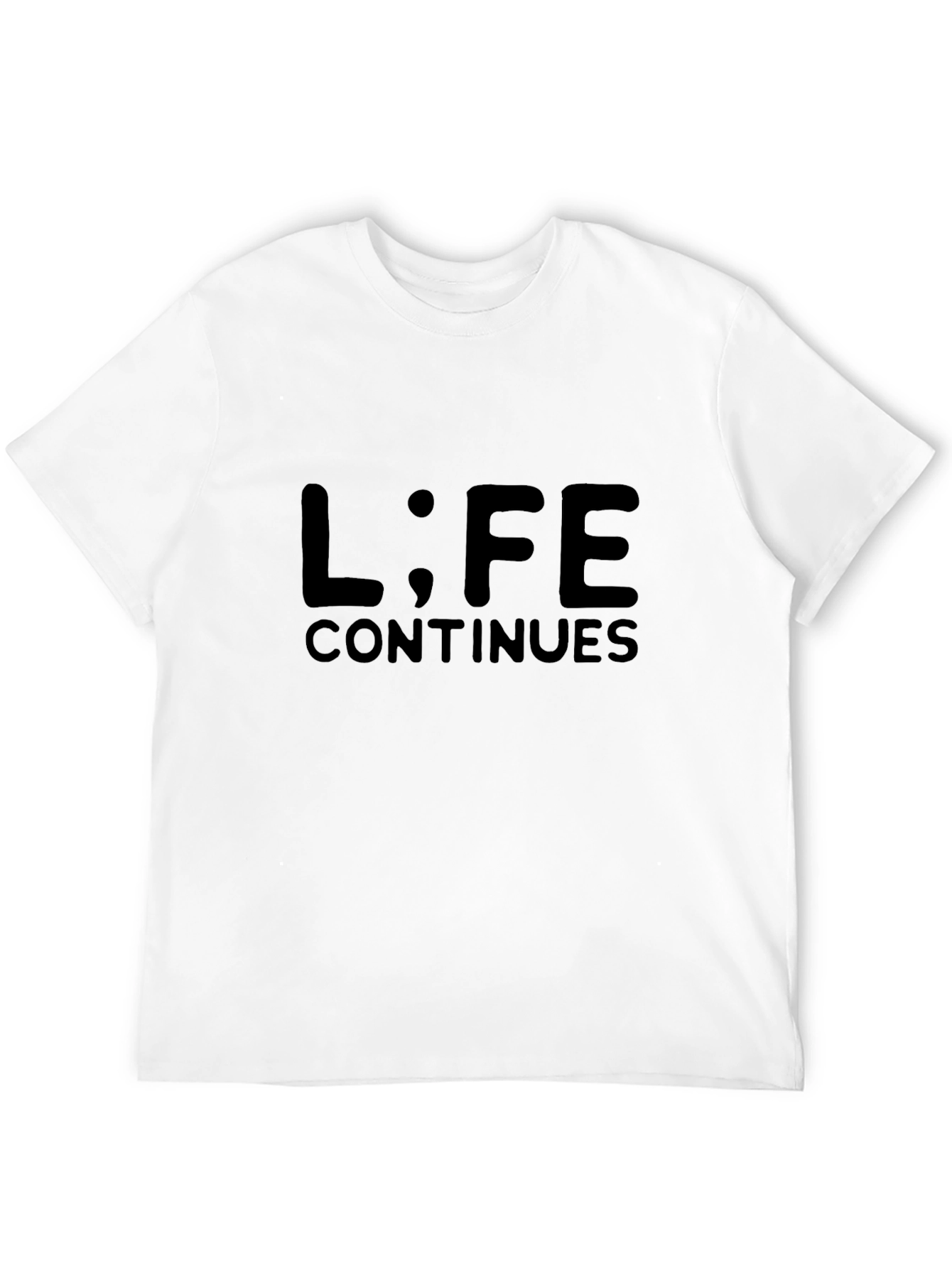 Black Life Goes On Graphic Tee - Soft Cotton Comfort view 12