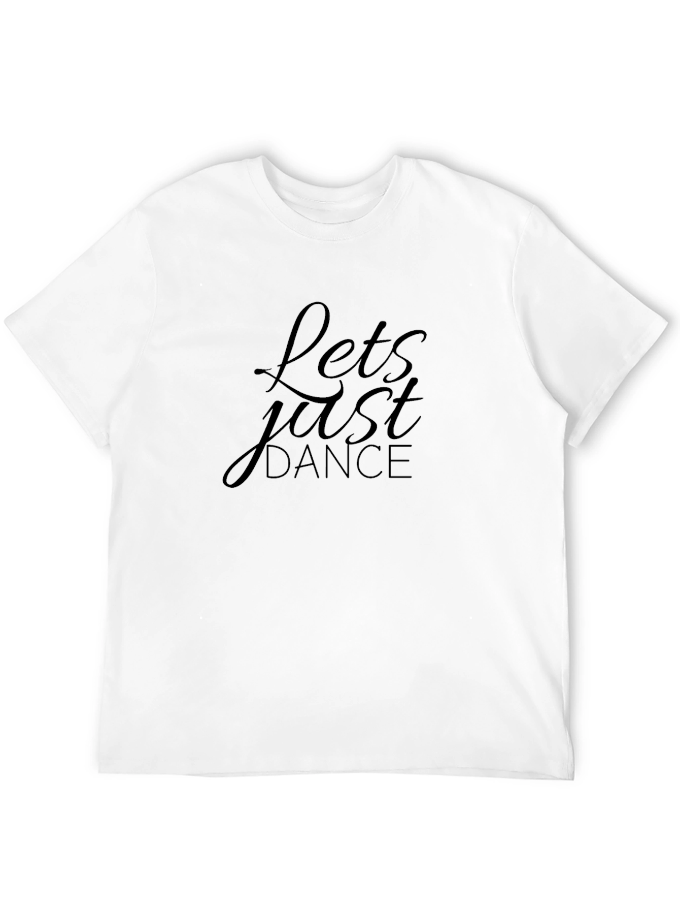 Black Lets Just Dance T-Shirt - Soft Cotton Blend, Stylish Design view 12