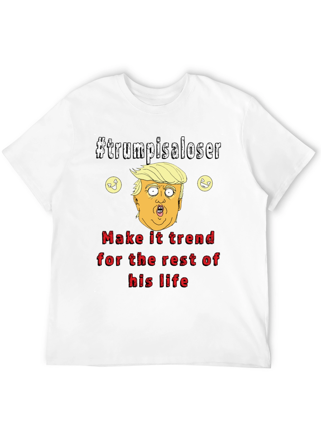 Black Trump is a Loser Graphic T-Shirt view 12