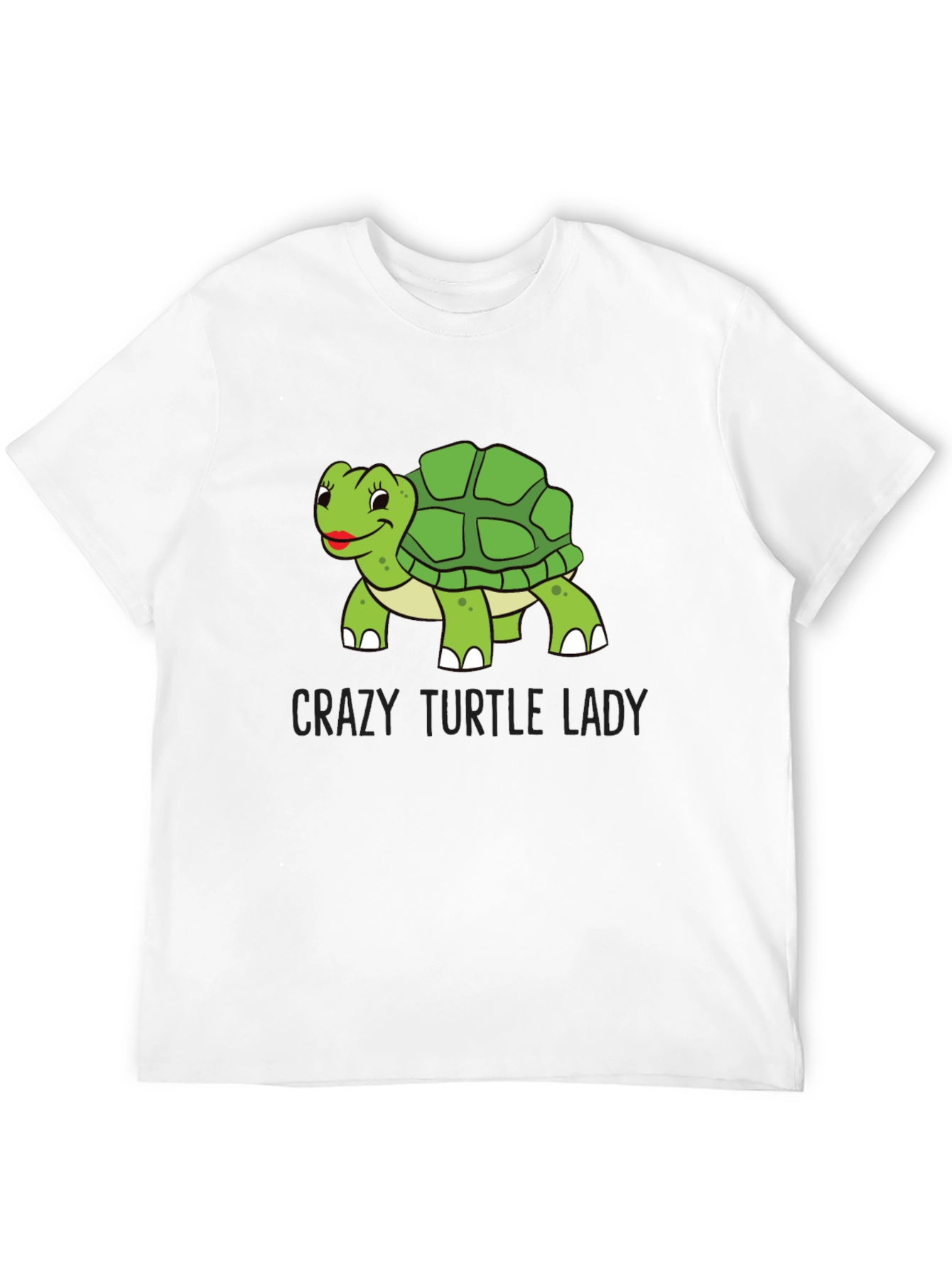 Black Crazy Turtle Lady T-Shirt view 12