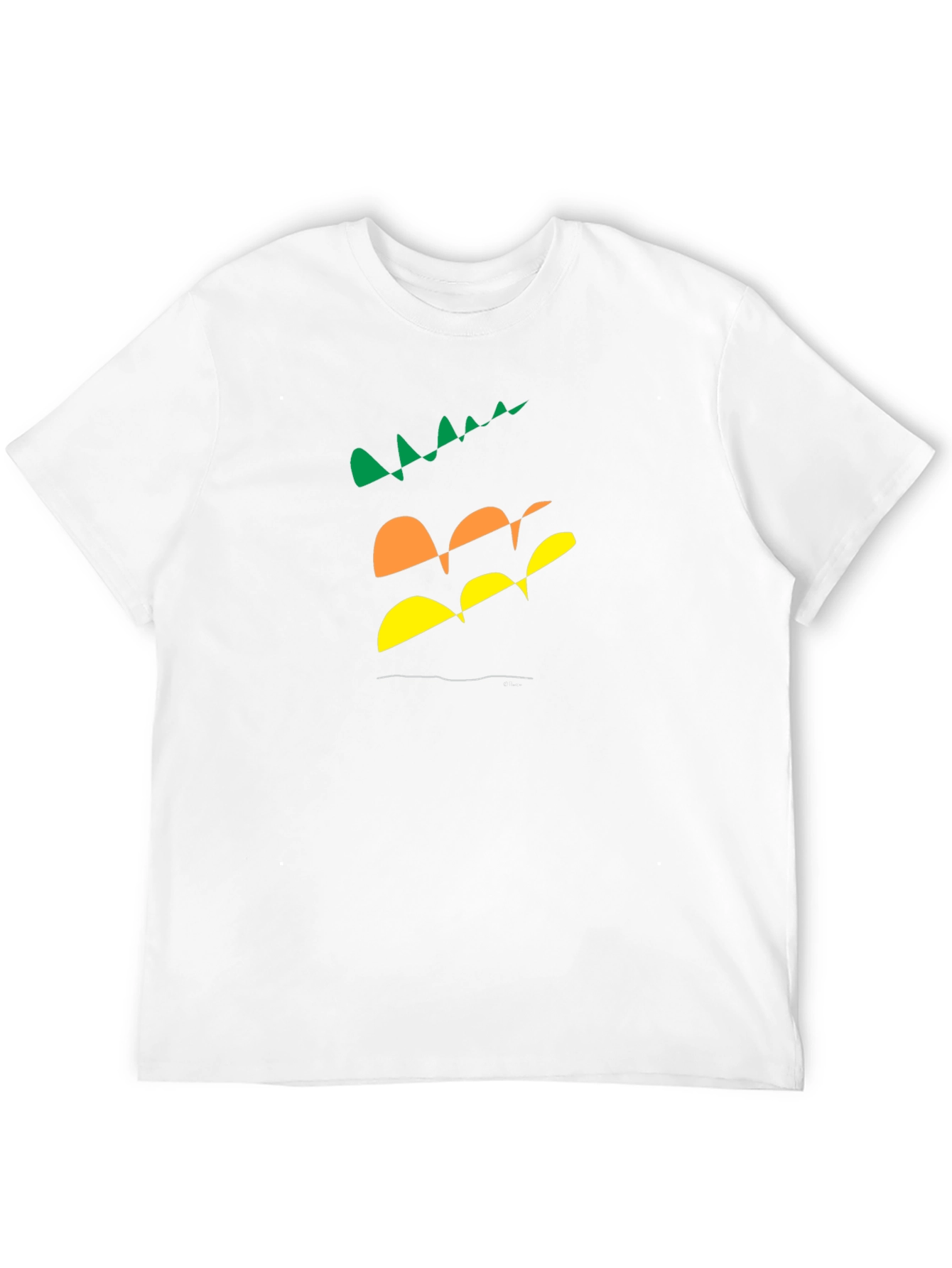 Black Abstract Graphic Tee - Modern Art Design view 12