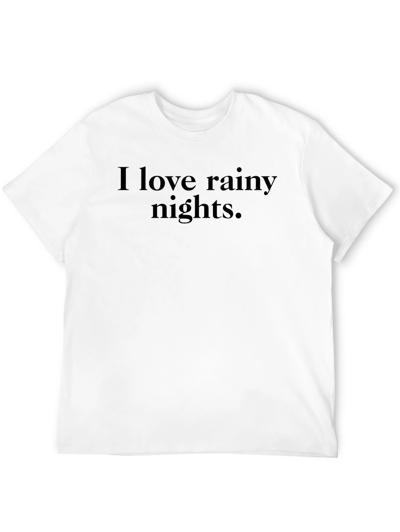 Black Rainy Nights Tee - Soft Cotton Comfort view 12