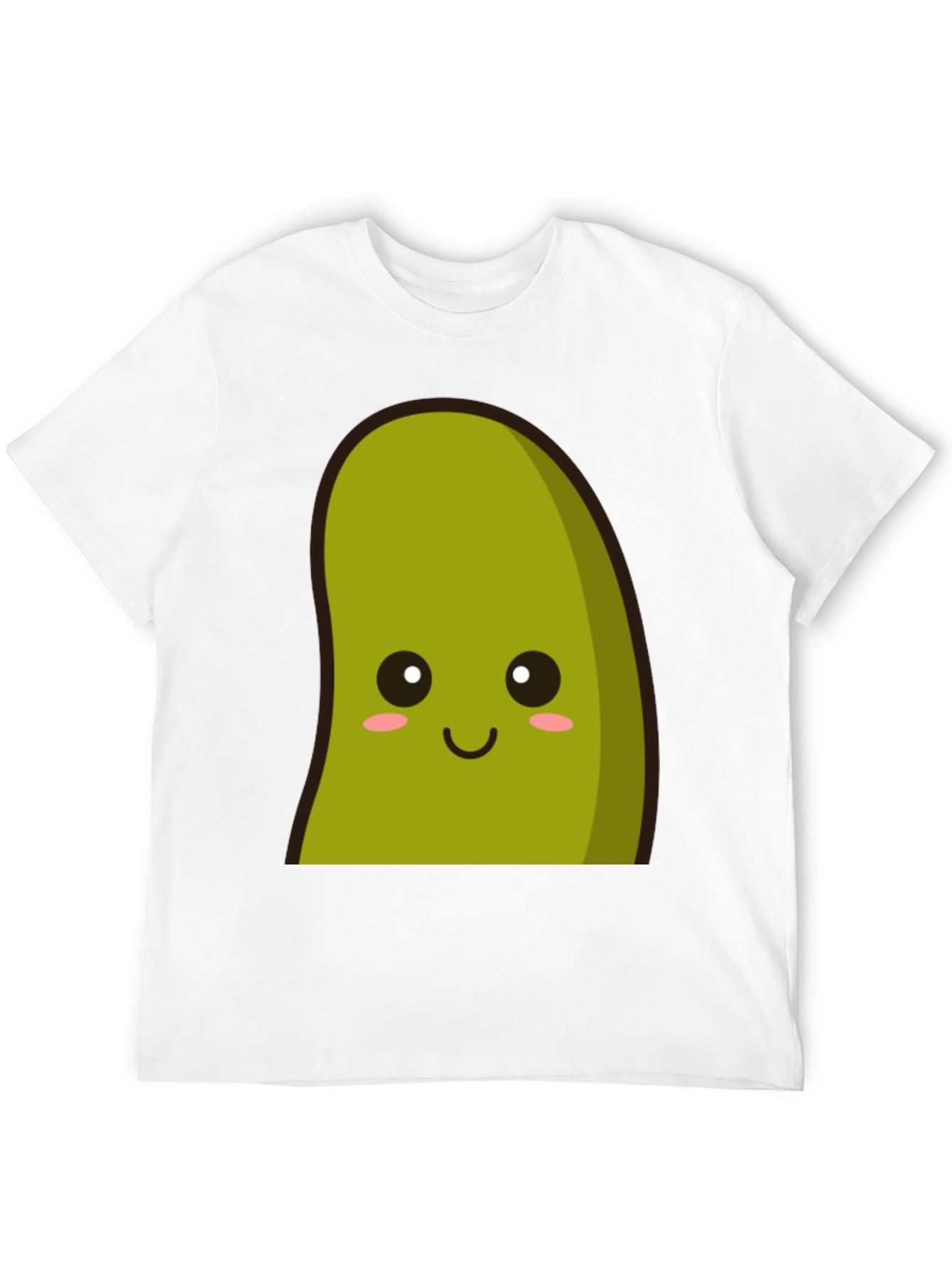 Black Kawaii Avocado Graphic Tee - Unisex Soft Cotton Blend view 12