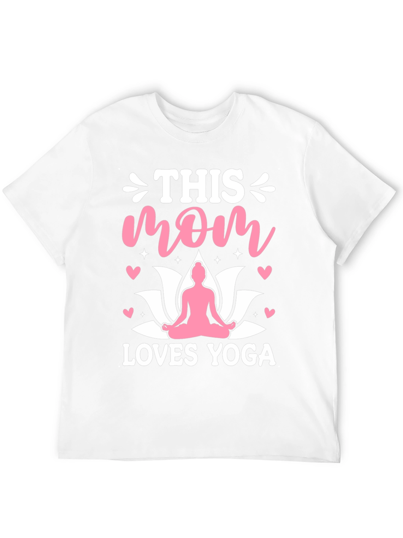 Black This Mom Loves Yoga T-Shirt - Comfortable & Stylish view 12