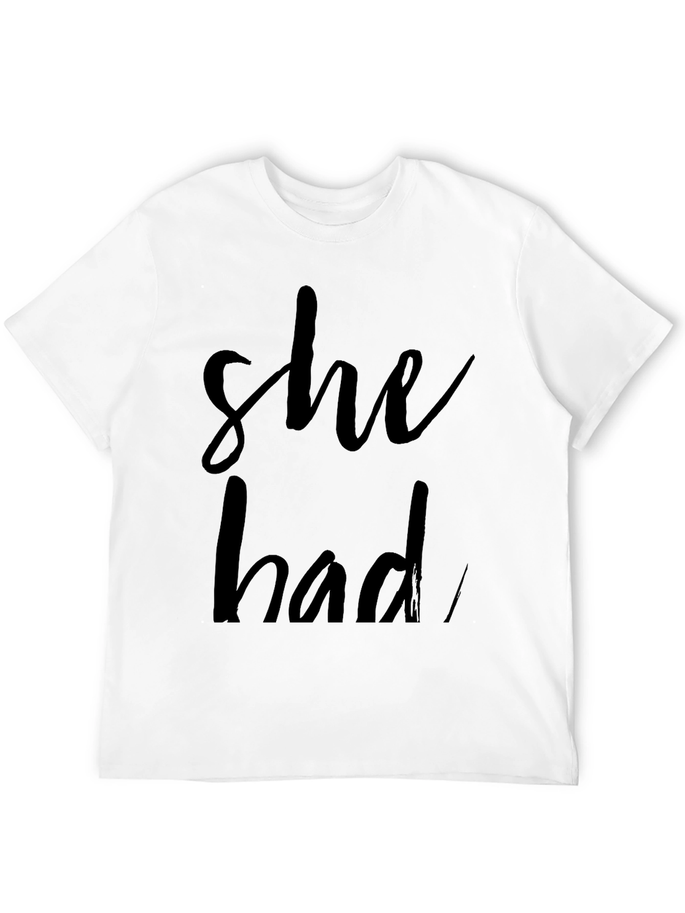 Black She Had T-Shirt - Stylish Casual Wear view 12