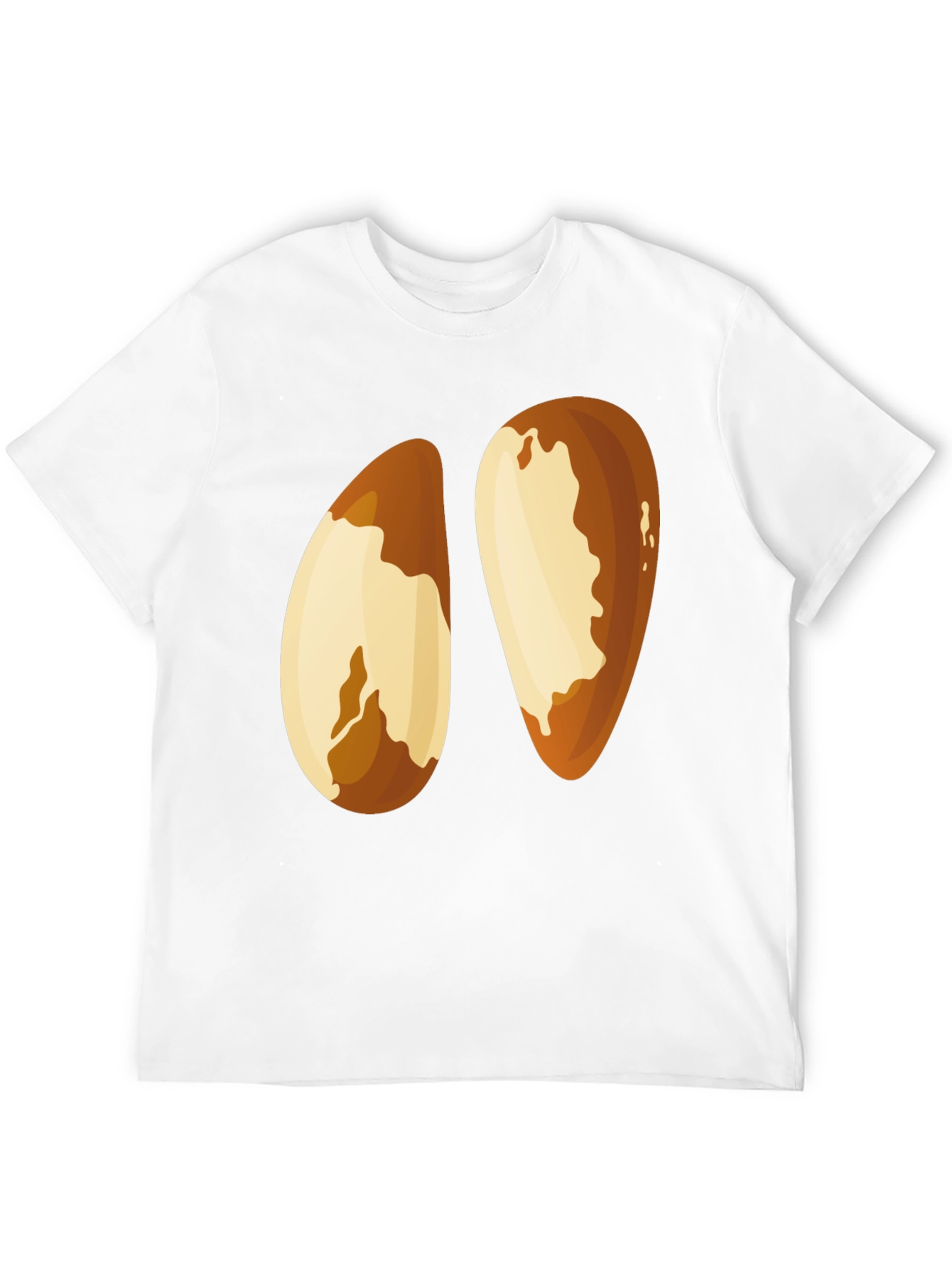 Brazil Nut Graphic Tee - Novelty Nut Design T-Shirt - 12