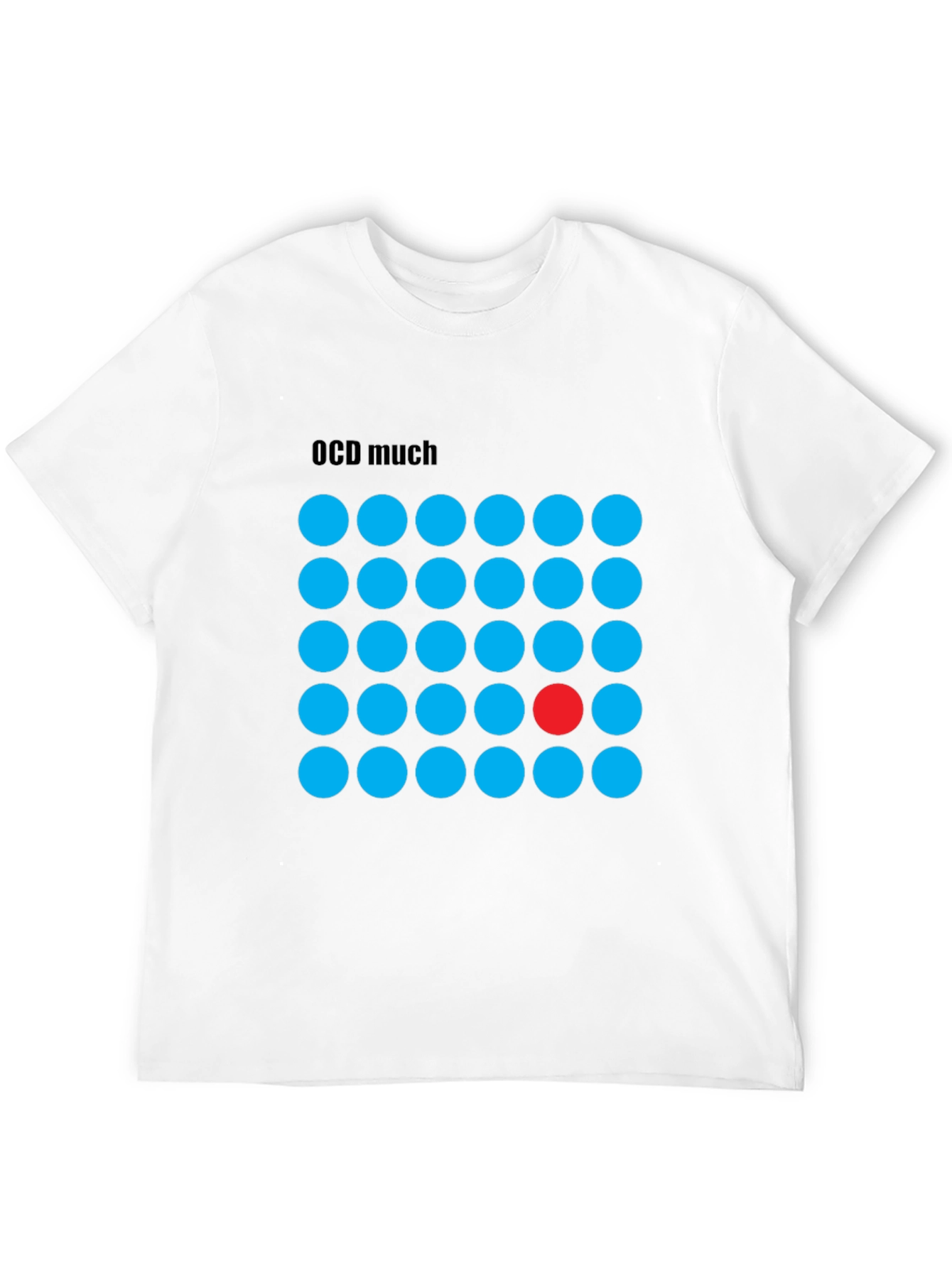 Black OCD Much T-Shirt - Funny Graphic Tee view 12