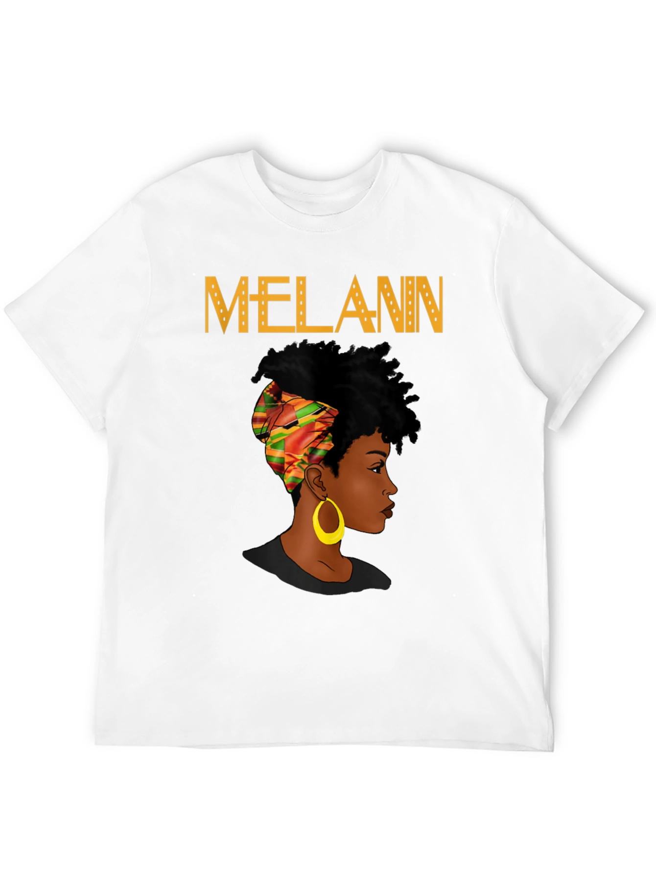 Black Melanin Queen Black Graphic Tee view 12