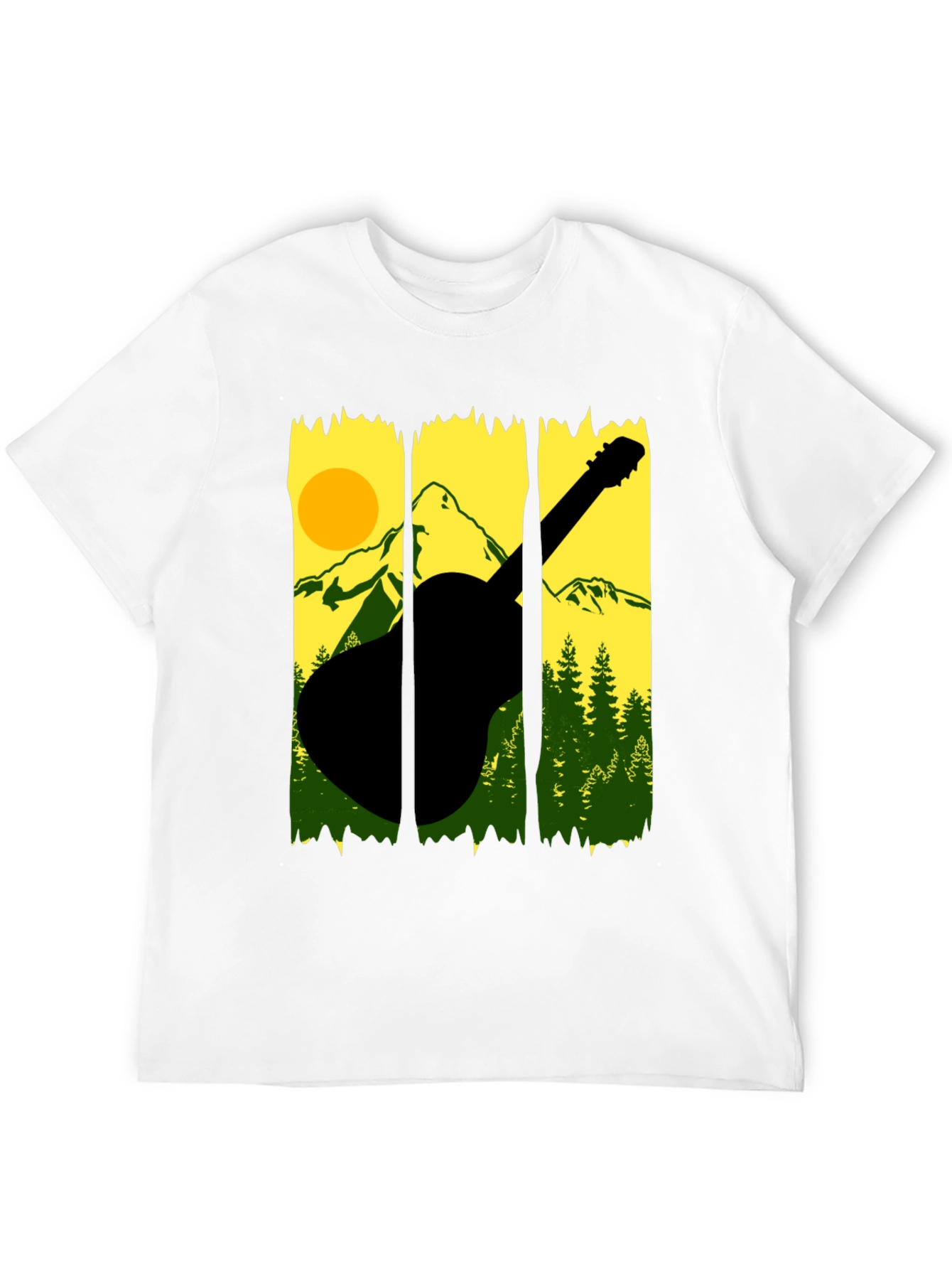 Black Mountain Guitar Graphic Tee view 12
