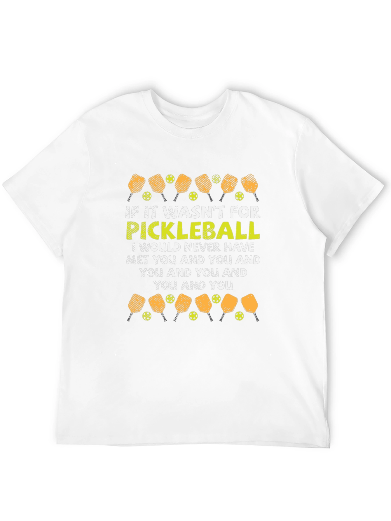 Black Pickleball T-Shirt: Funny Quote Design view 12