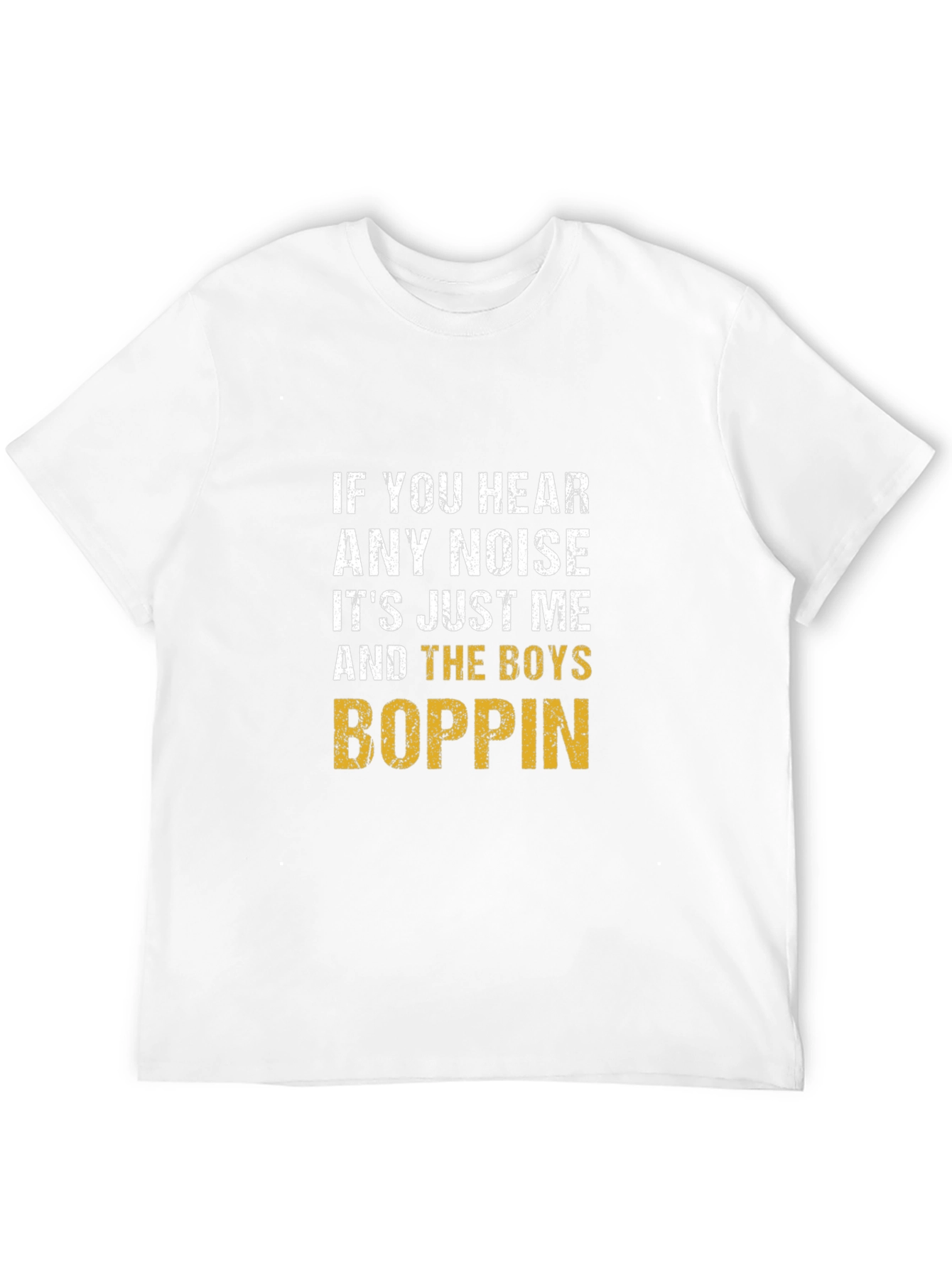 Black Funny "Boppin" Graphic T-Shirt view 12