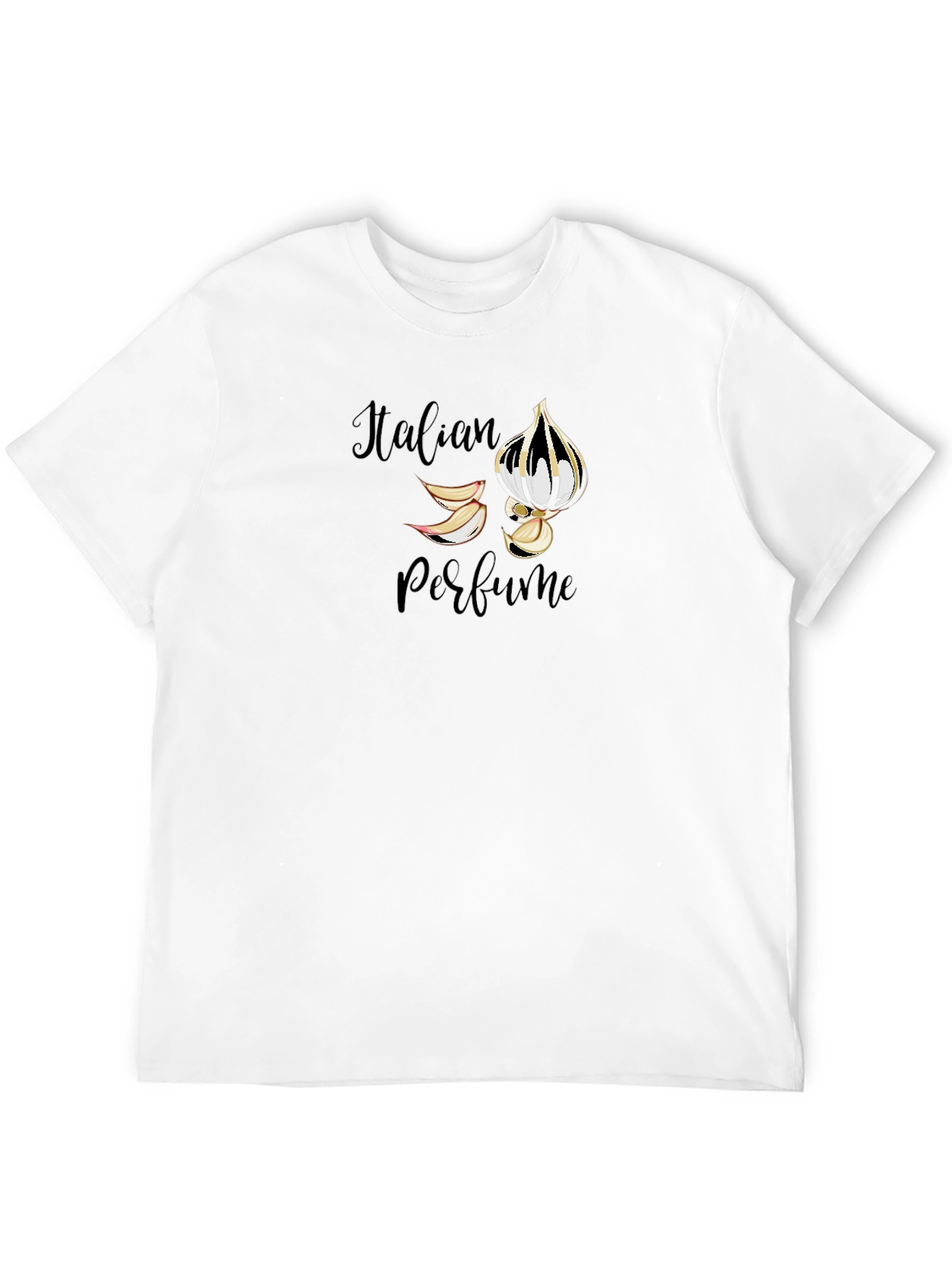 Black Italian Perfume Graphic Black Tee view 12