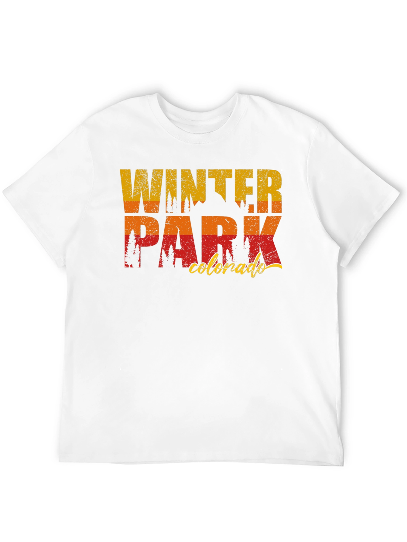 Black Winter Park Colorado Graphic Tee view 12