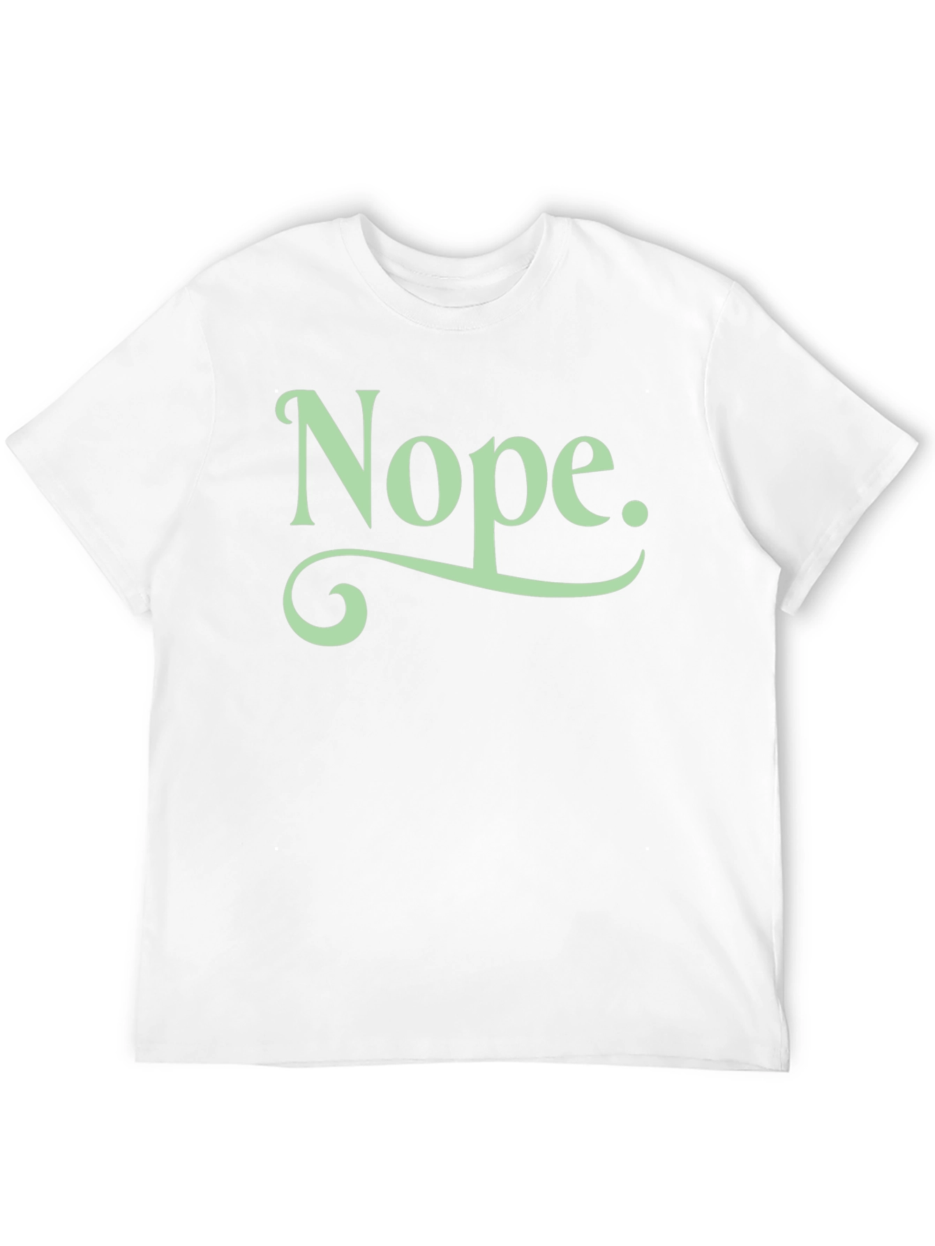 Black Nope Graphic Tee - Soft Cotton Unisex T-Shirt view 12