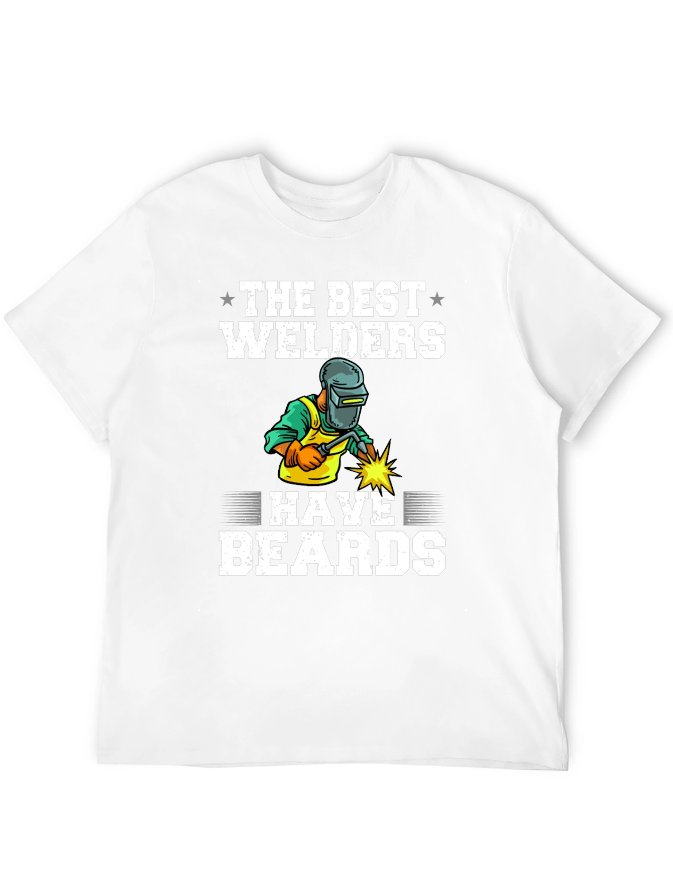 Black Best Welders Have Beards T-Shirt view 12