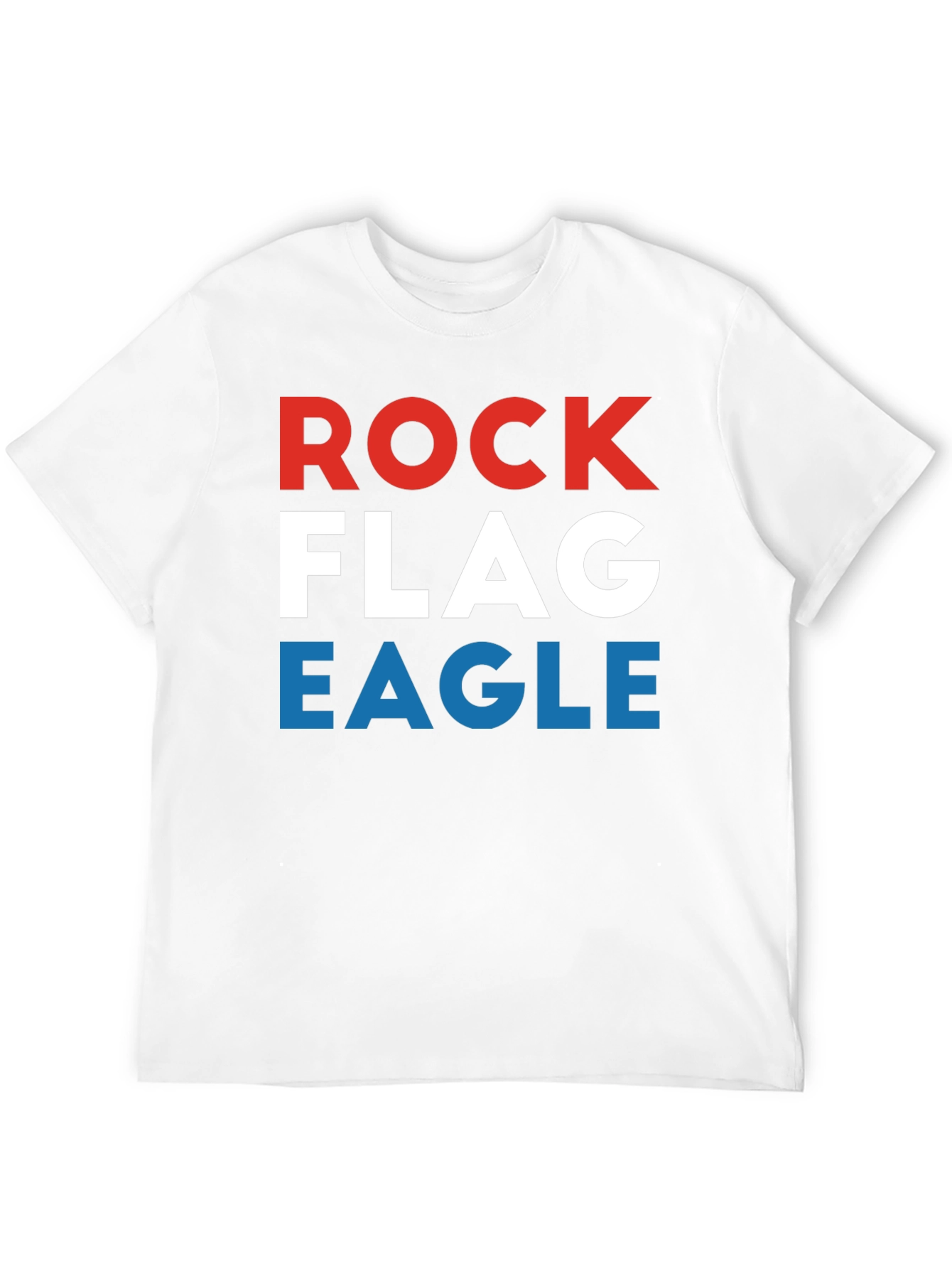 Black Rock Flag Eagle Graphic Tee - Patriotic USA T-Shirt view 12